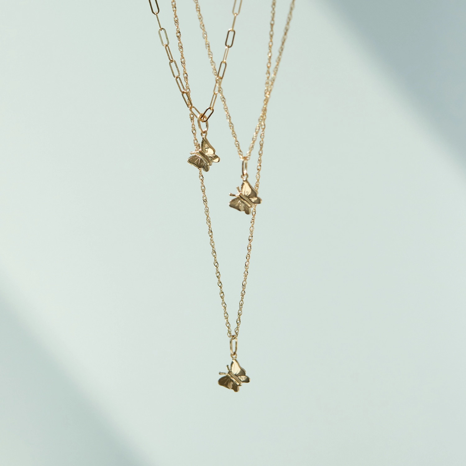 Little Butterfly Gold Charm - Image 8