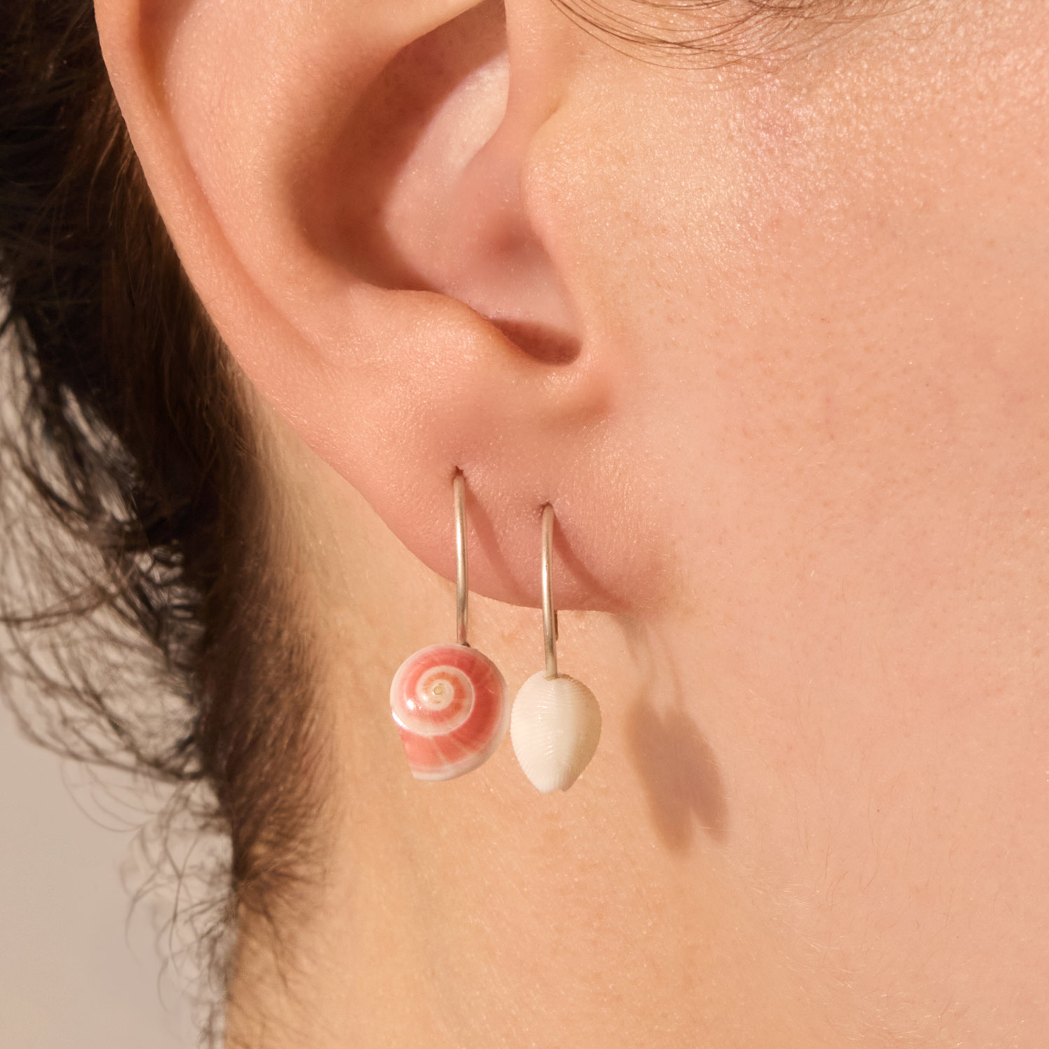 Alternative view of Small Seashell Earrings (pair)