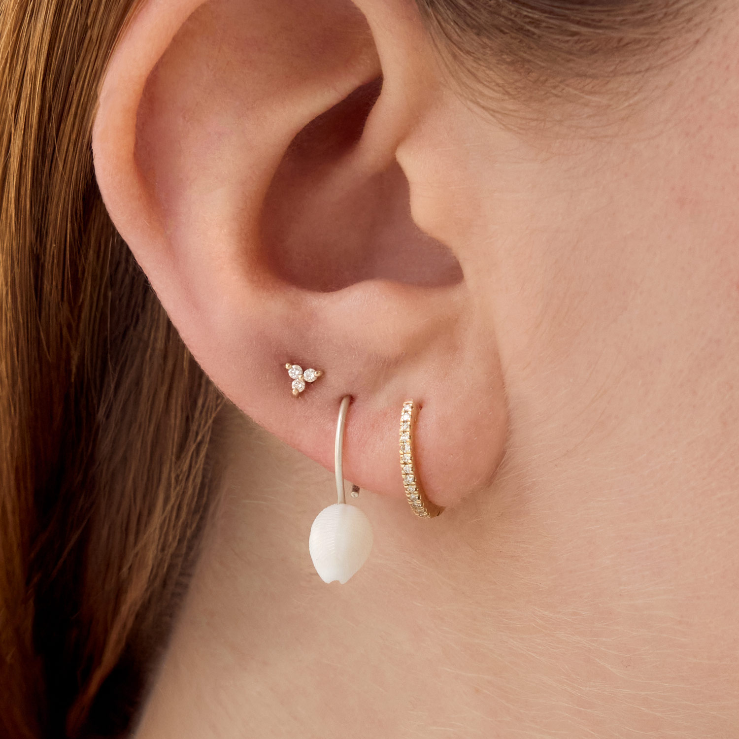 Small Seashell Earrings (pair) - Image 3