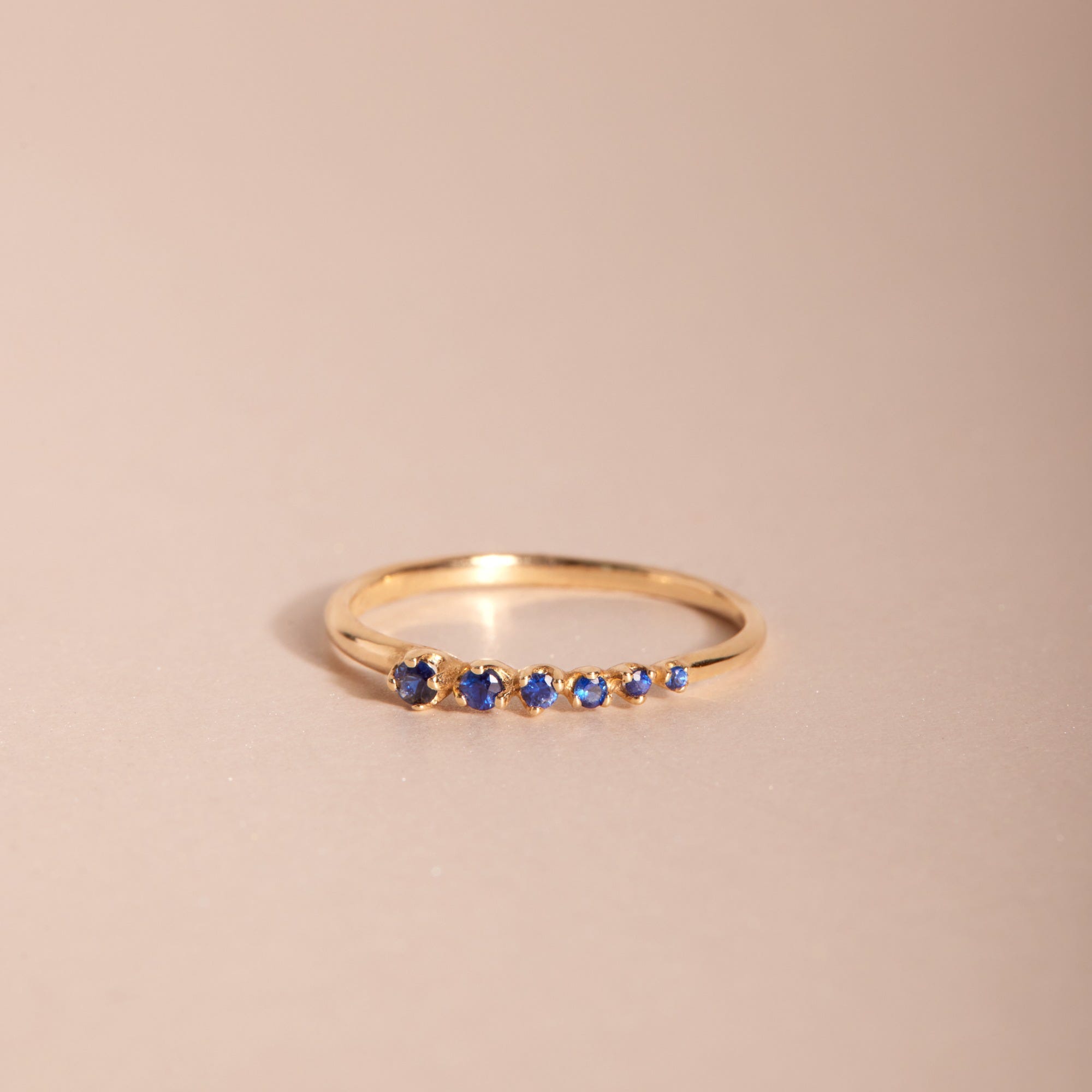Shooting Star Ring, Sapphire