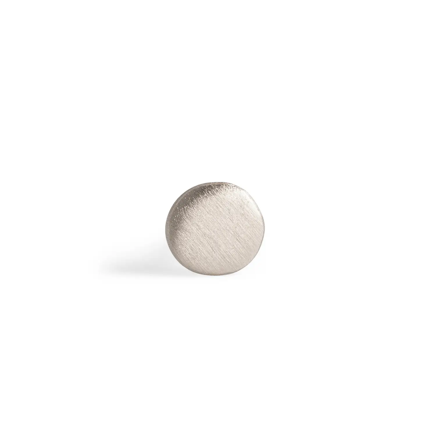 Dot Stud Earring, silver (single) - Image 3