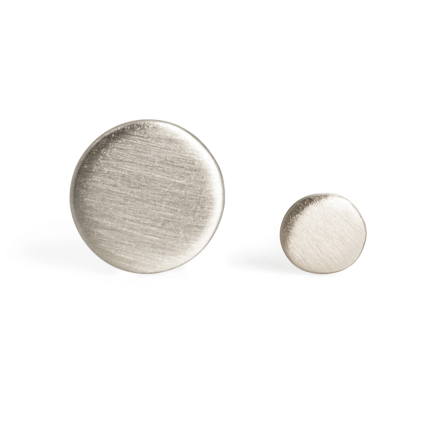 Dot Stud Earring, silver (single) - Image 5
