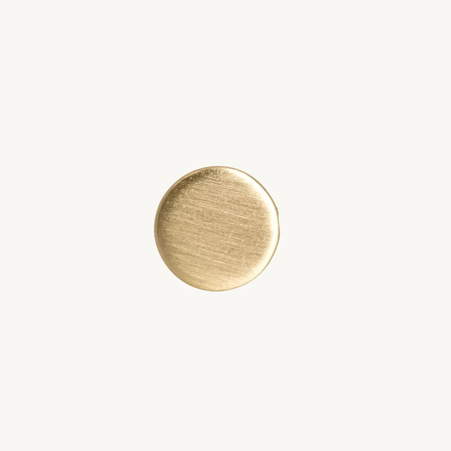 Dot Stud Earring, yellow gold (single) - Image 3