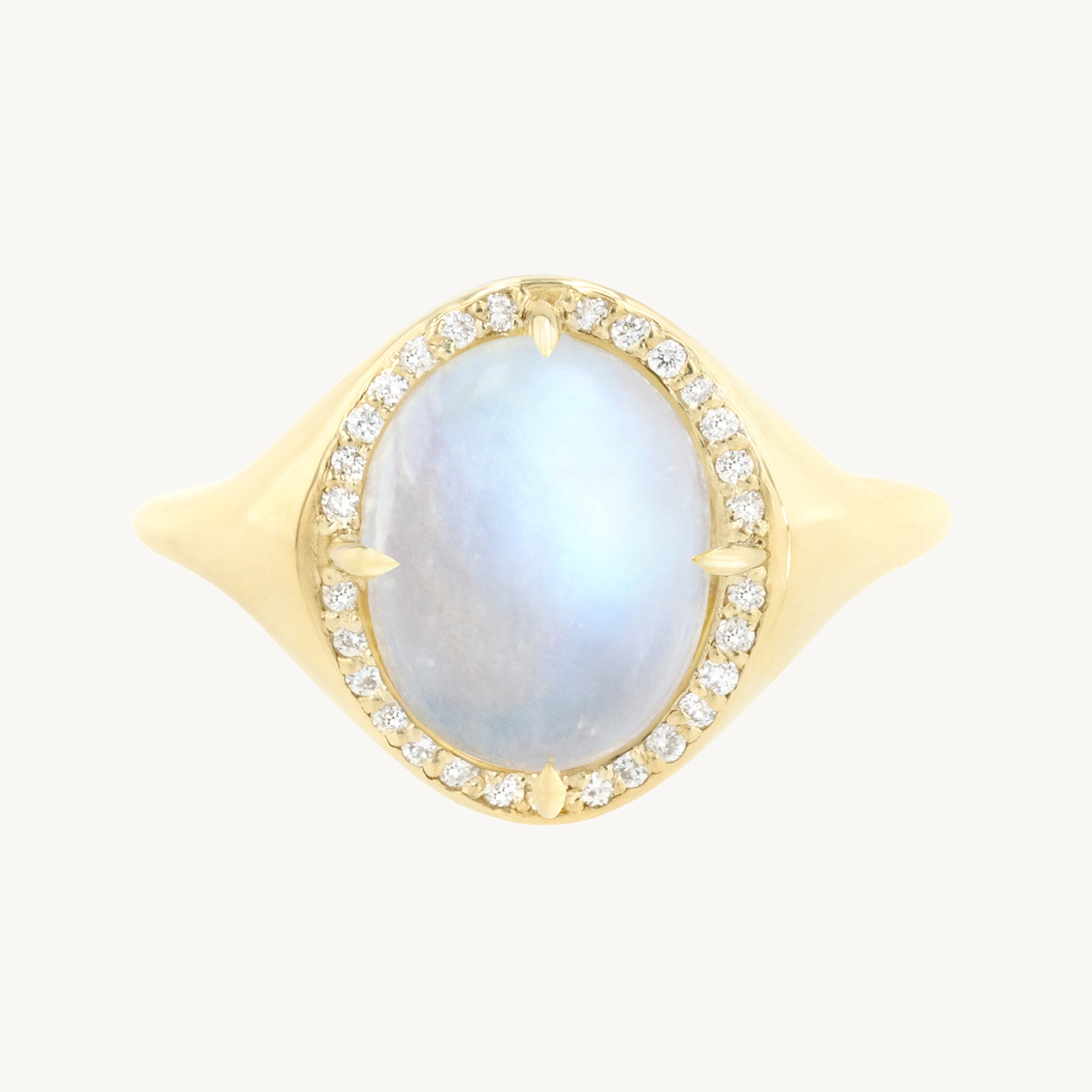 Tanaquil Moonstone Signet Ring - Image 8