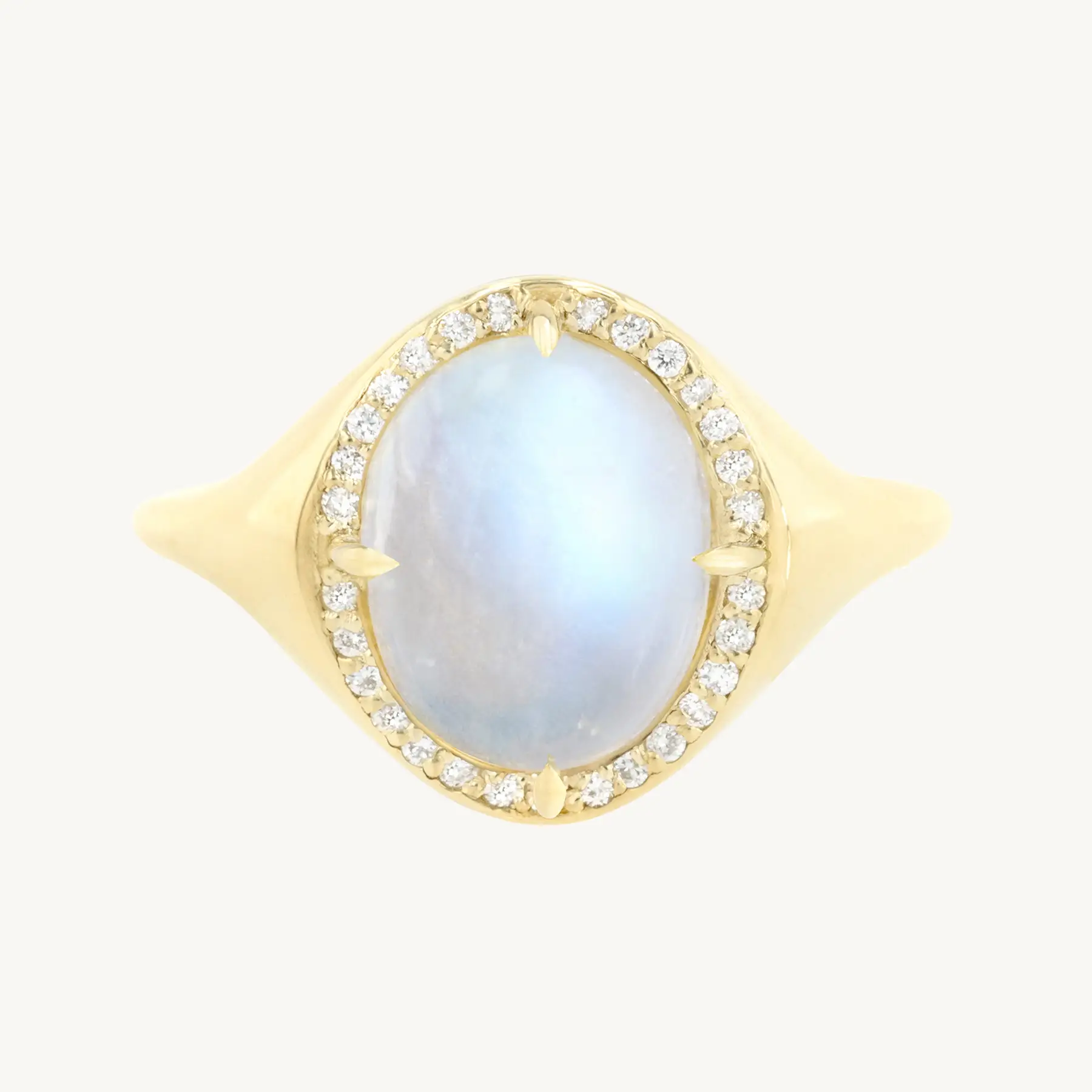 Tanaquil Moonstone Signet Ring