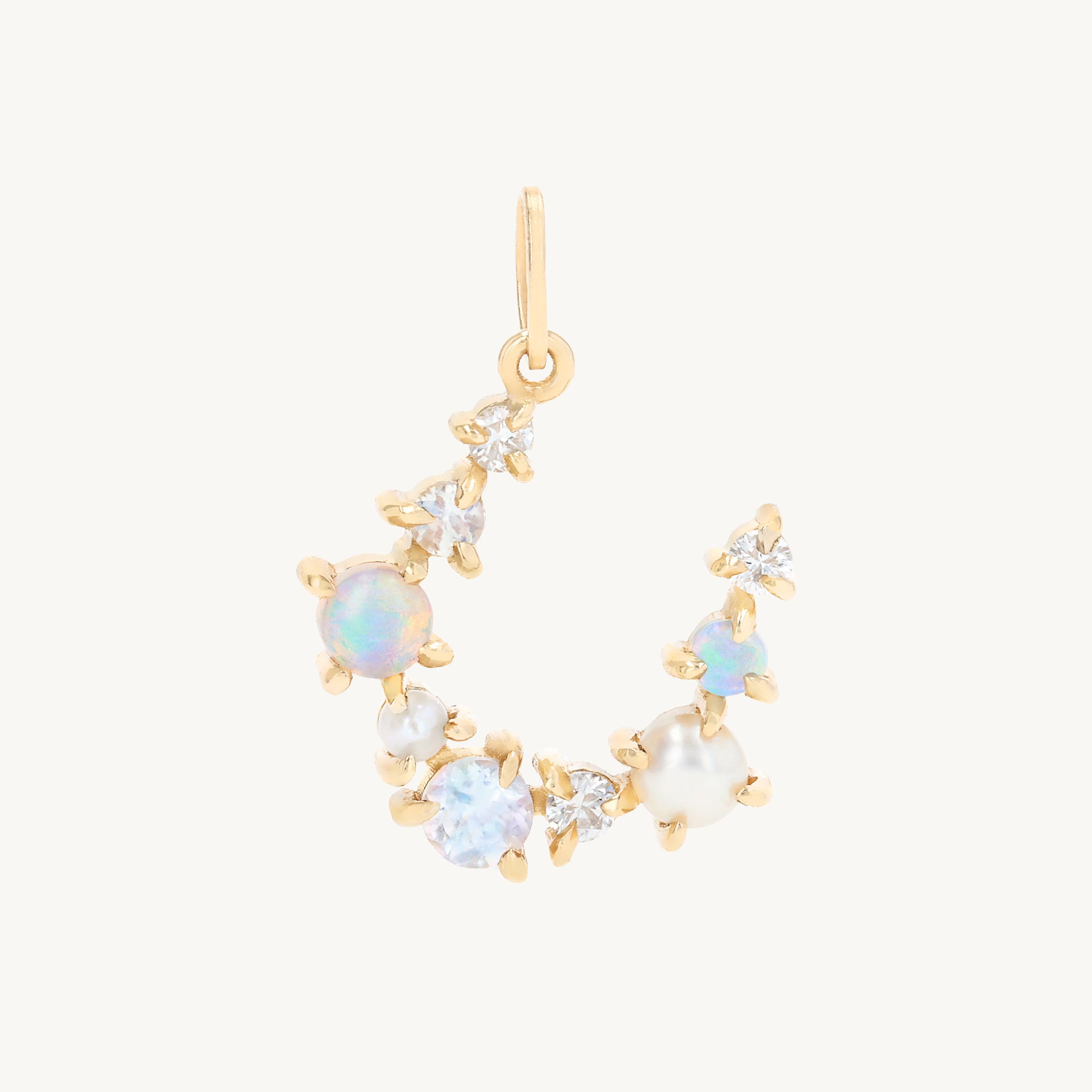 Unicorn Horseshoe Charm