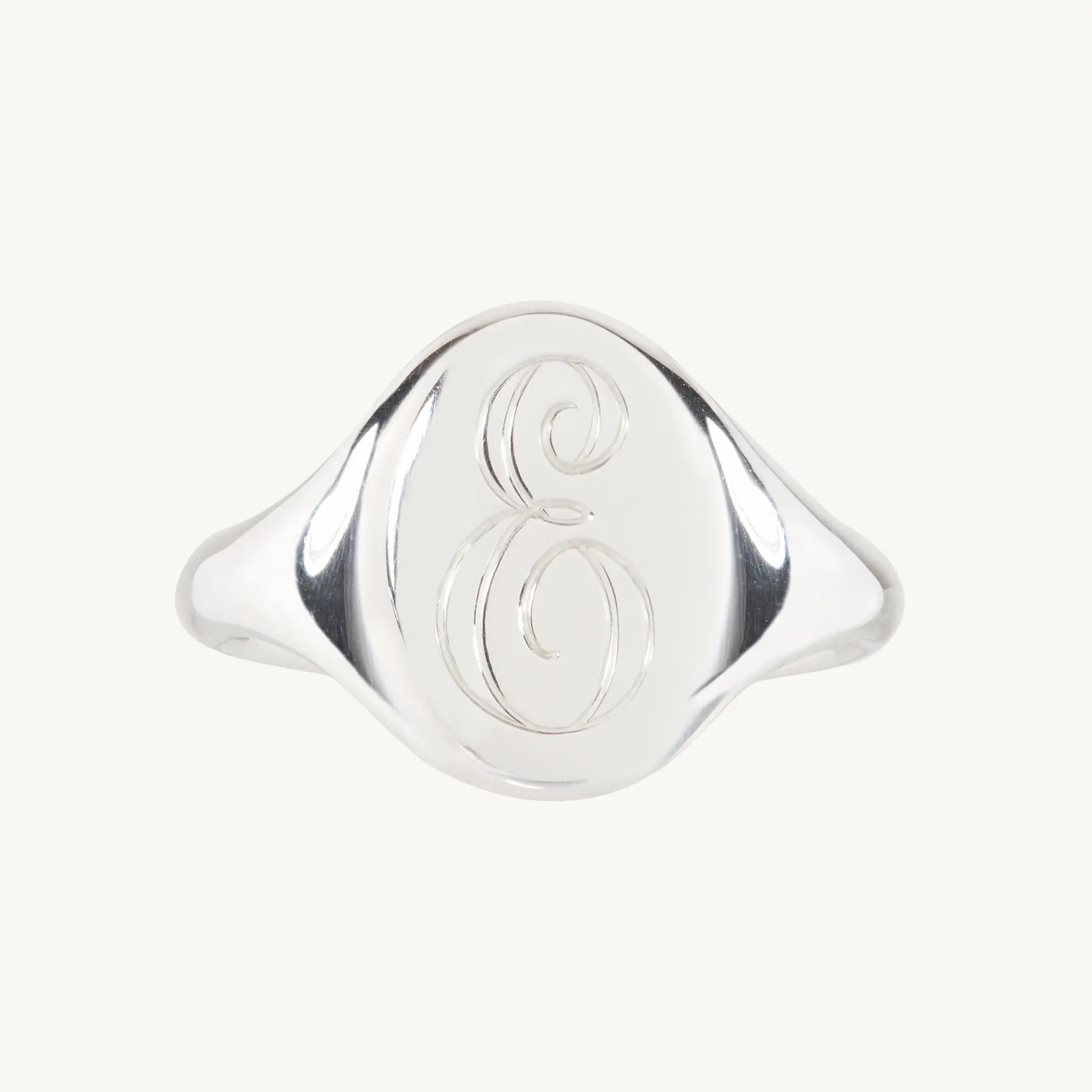 Alternative view of Grandfather Signet, Silver