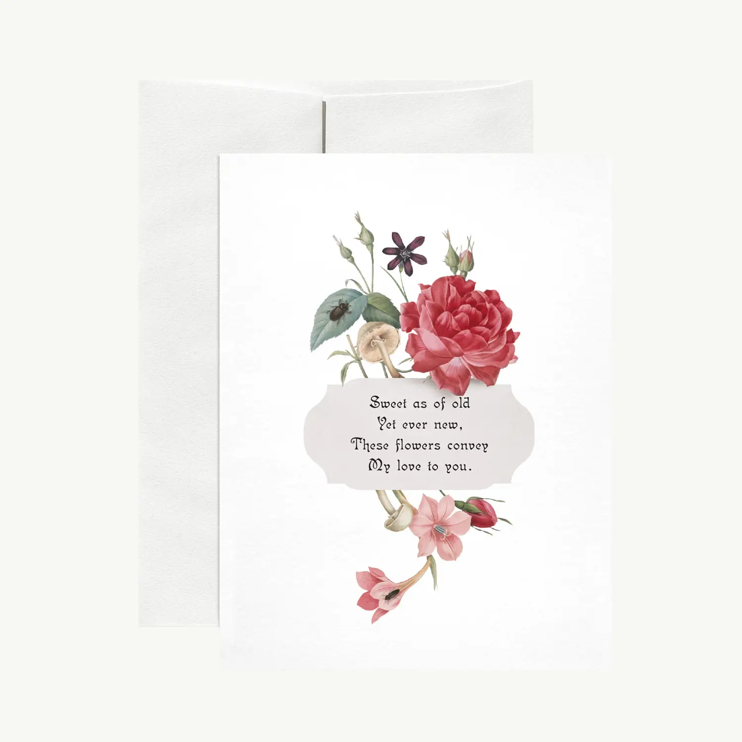 Victorian Love Greeting Card