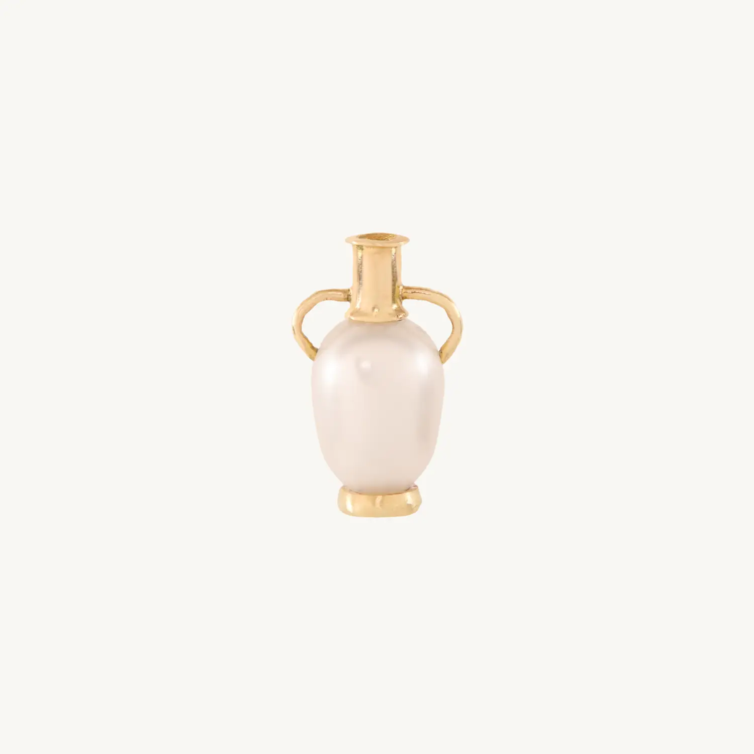 Footed Pearl Vessel Charm