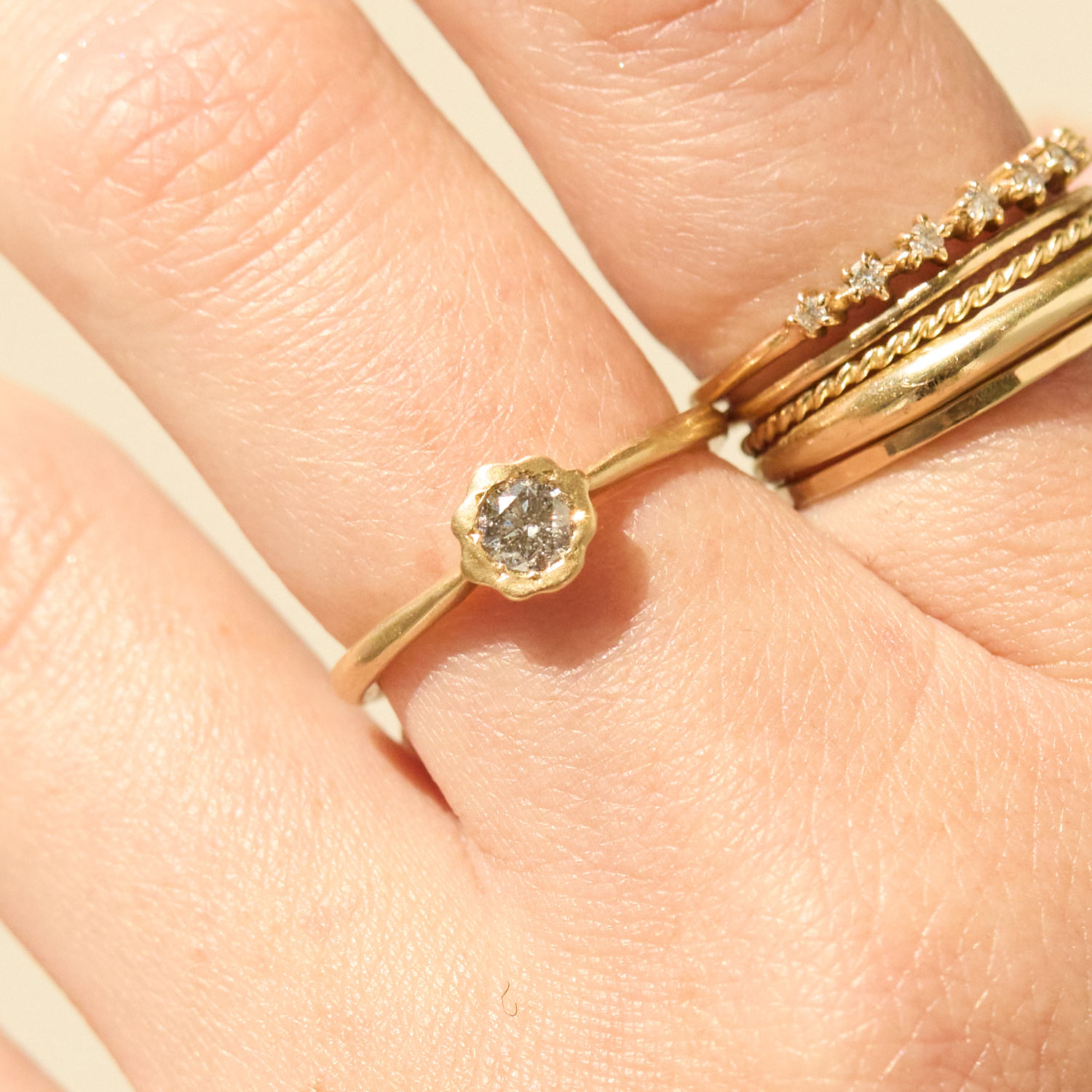 Diamond Floret Ring - Image 3