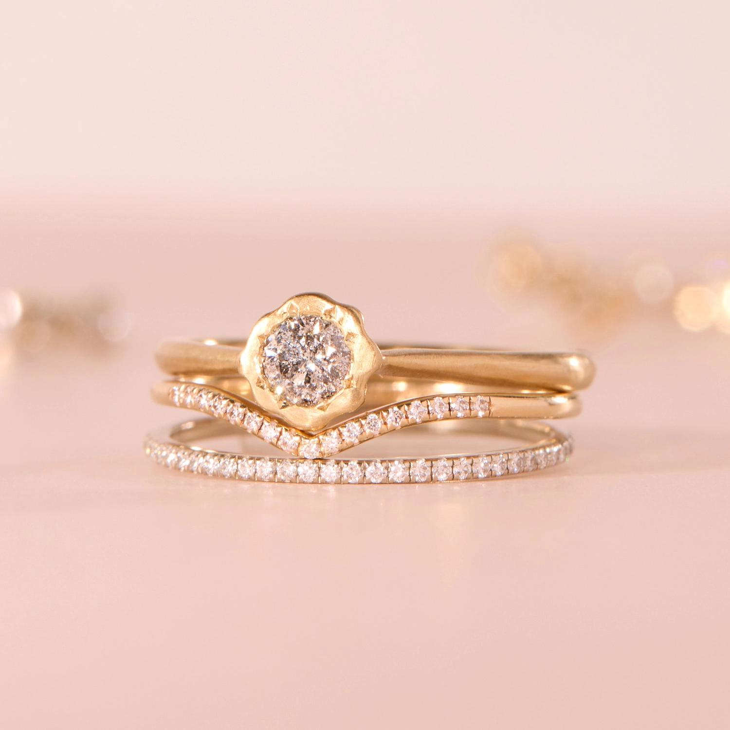 Diamond Floret Ring - Image 4