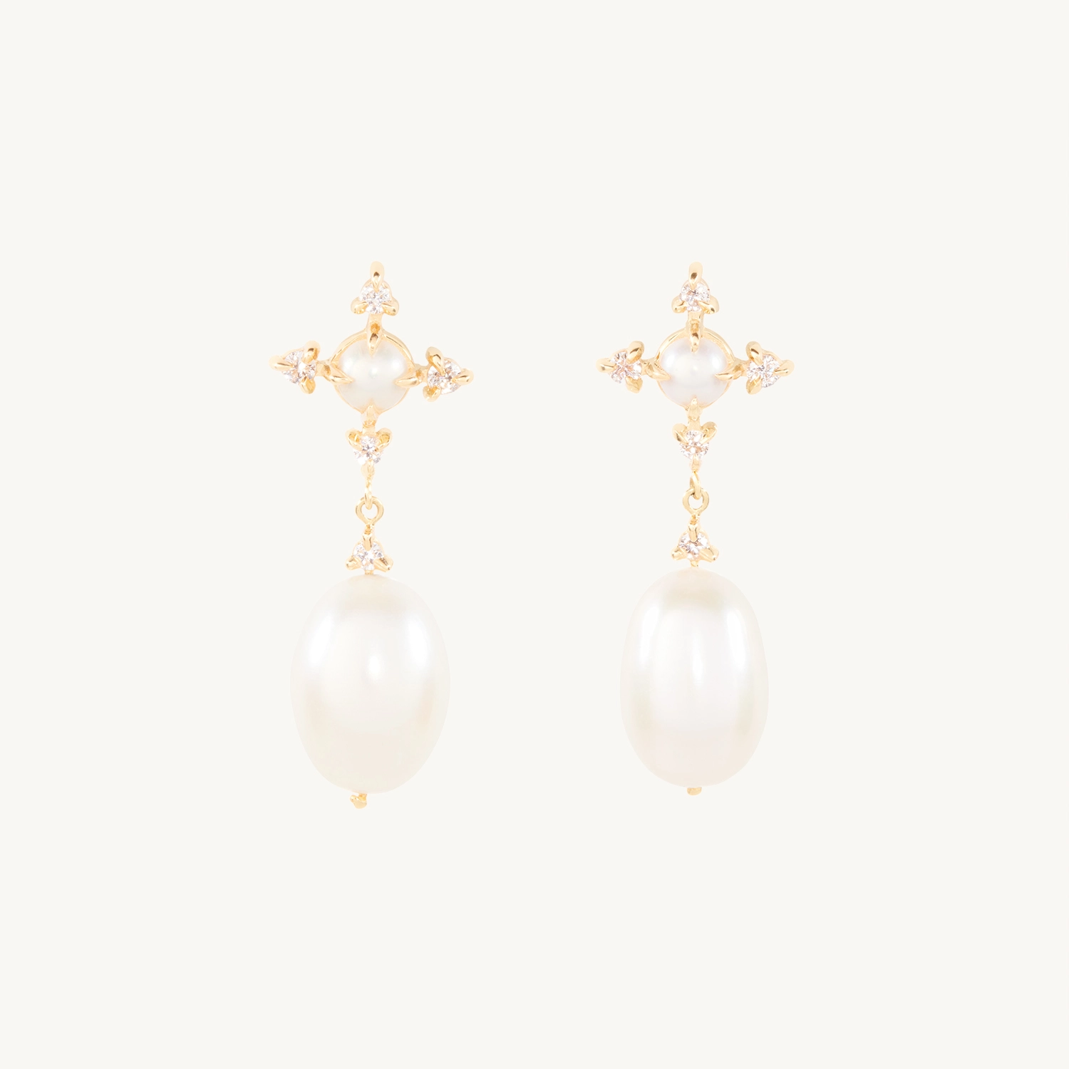 Pearl Moonflower Earrings (Pair) - Image 9