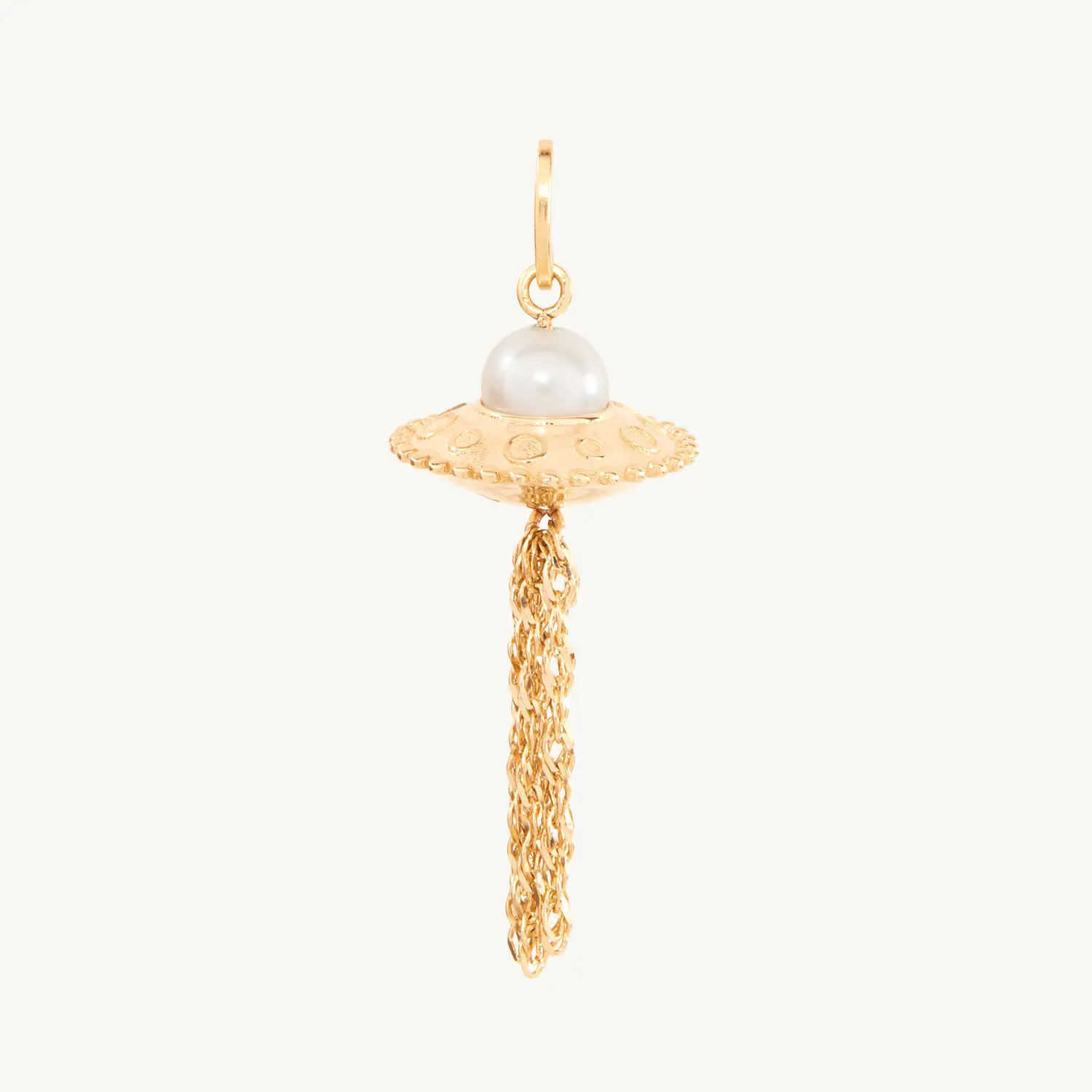 I Want To Go Home Charm, Yellow Gold