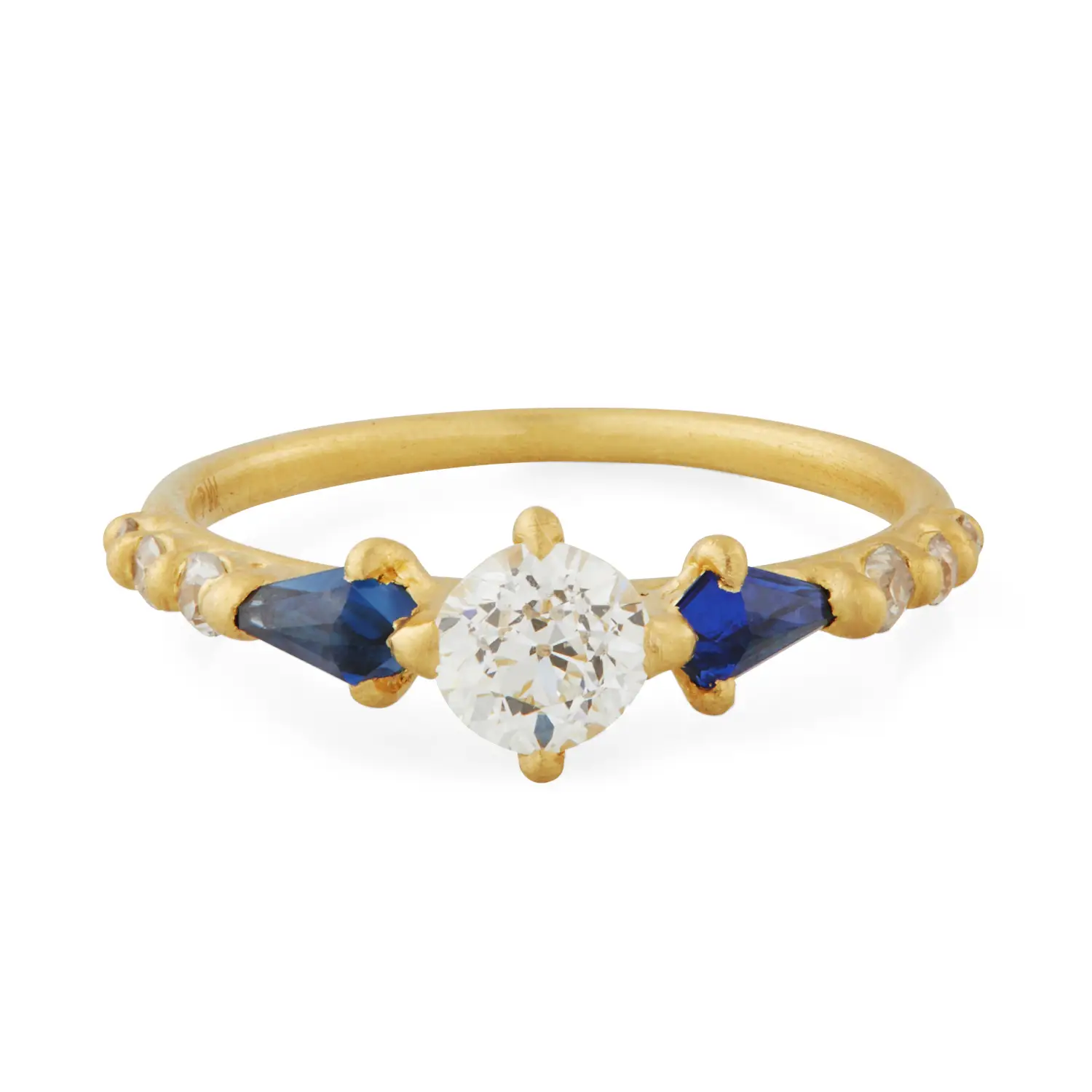Sapphire Diamond Kite Ring
