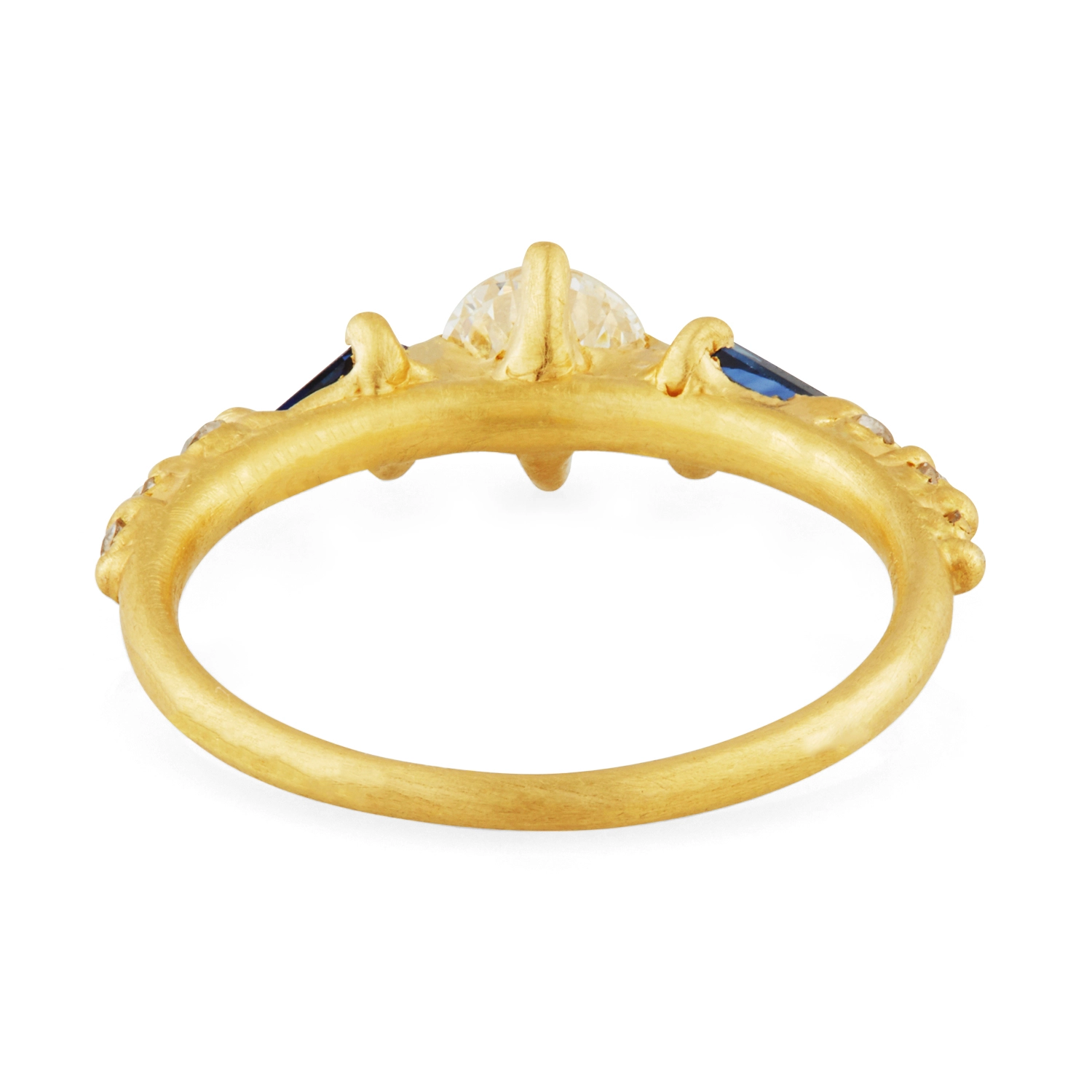 Sapphire Diamond Kite Ring - Image 7