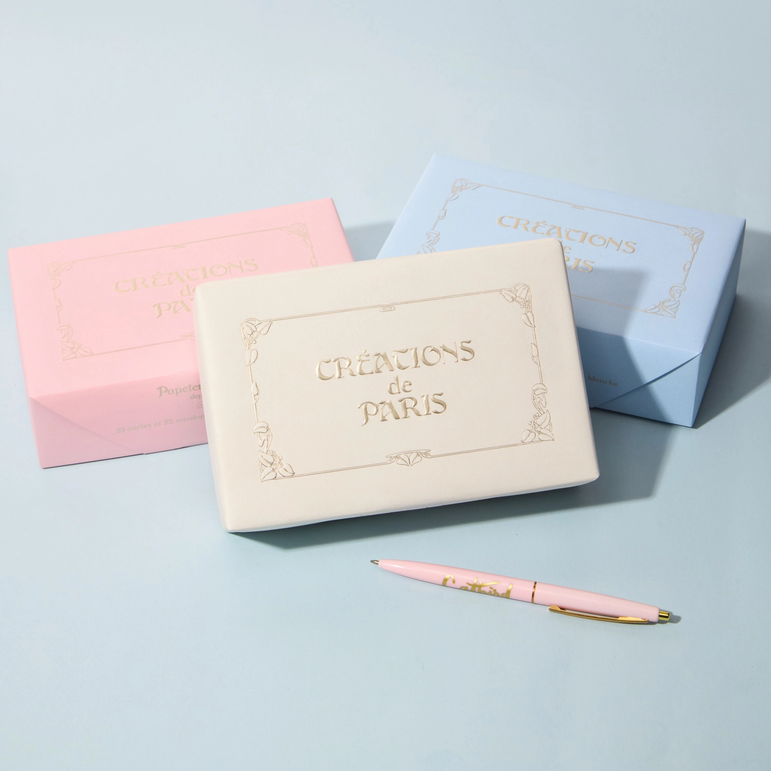 Créations de Paris Stationery Set, Ivory - Image 4