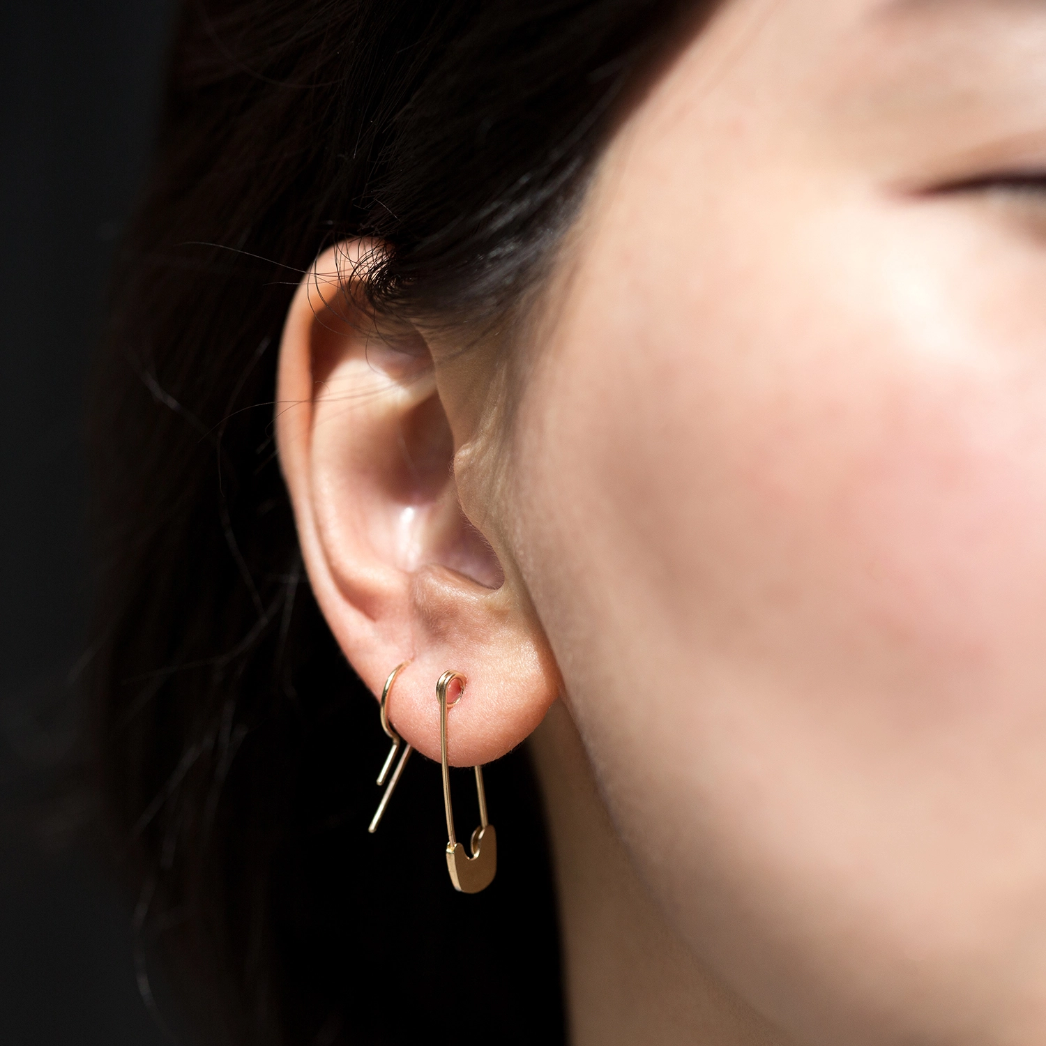 Loopdie Earring Gold (single) - Image 3