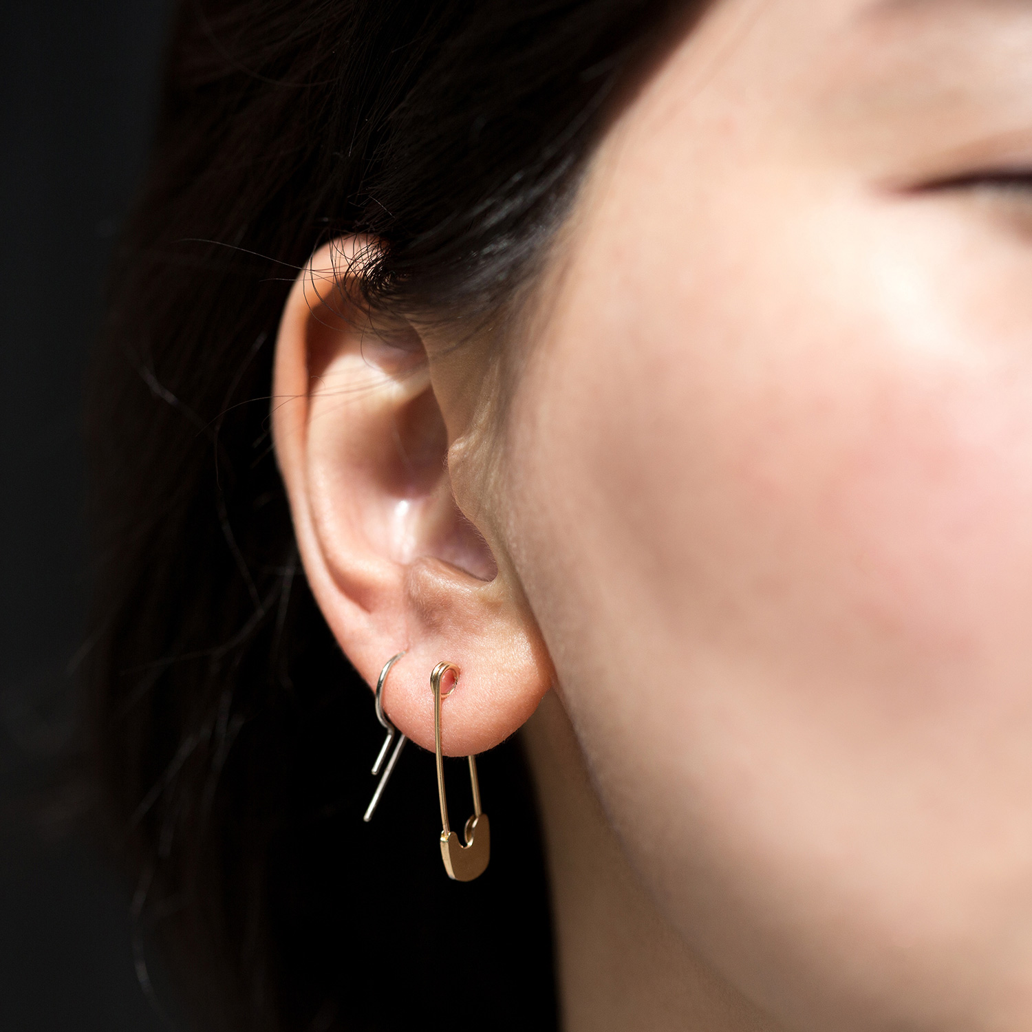 Loopdie Earring Silver (single) - Image 4