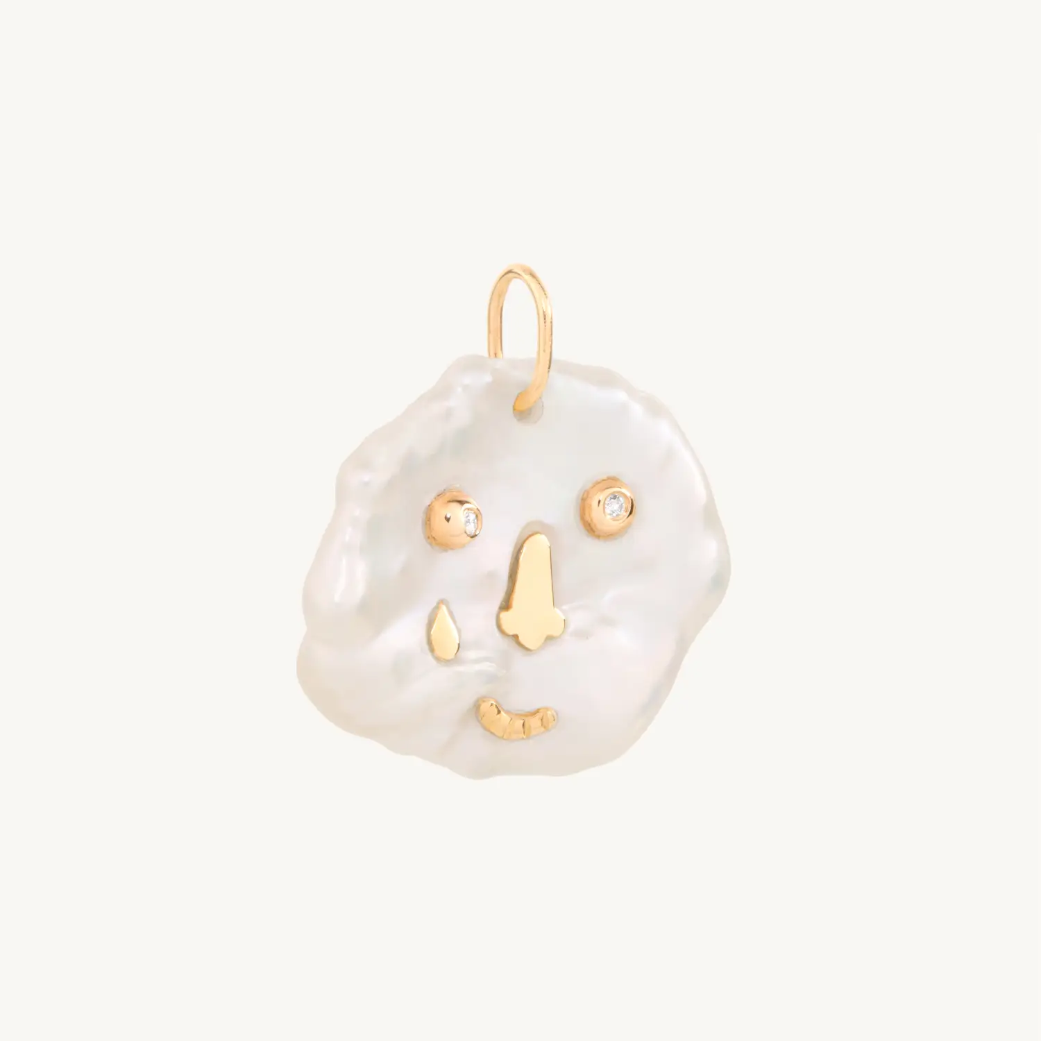 Alternative view of When Pearls Cry Charm