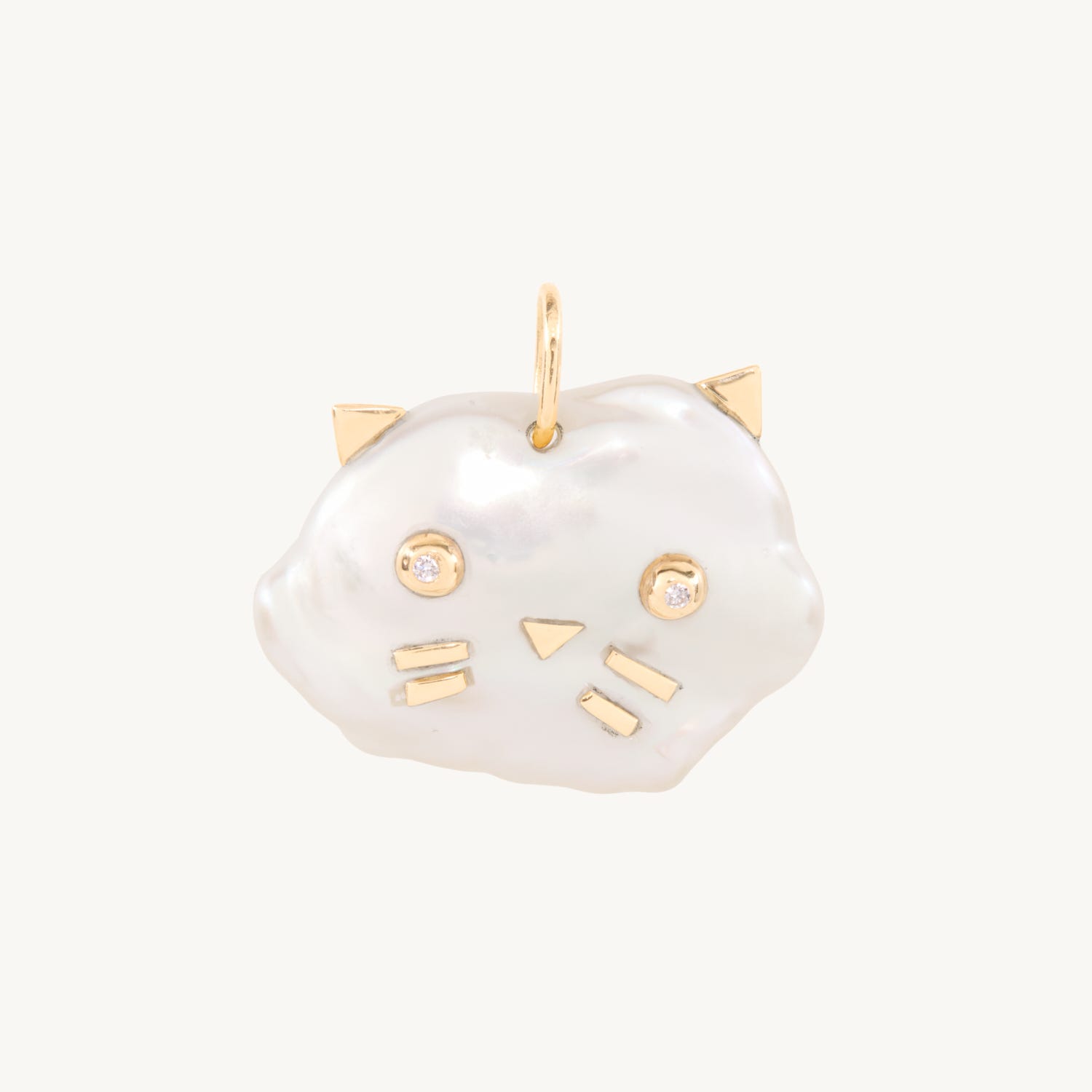 Purrl Cat Pearl Charm