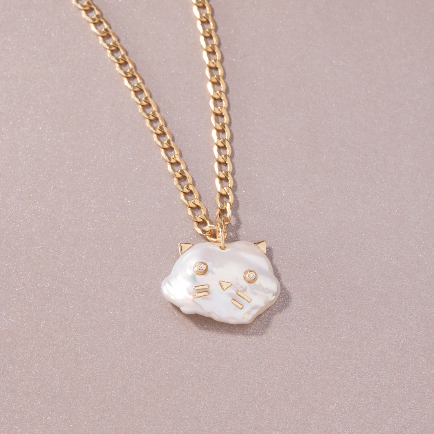 Purrl Cat Pearl Charm - Image 4
