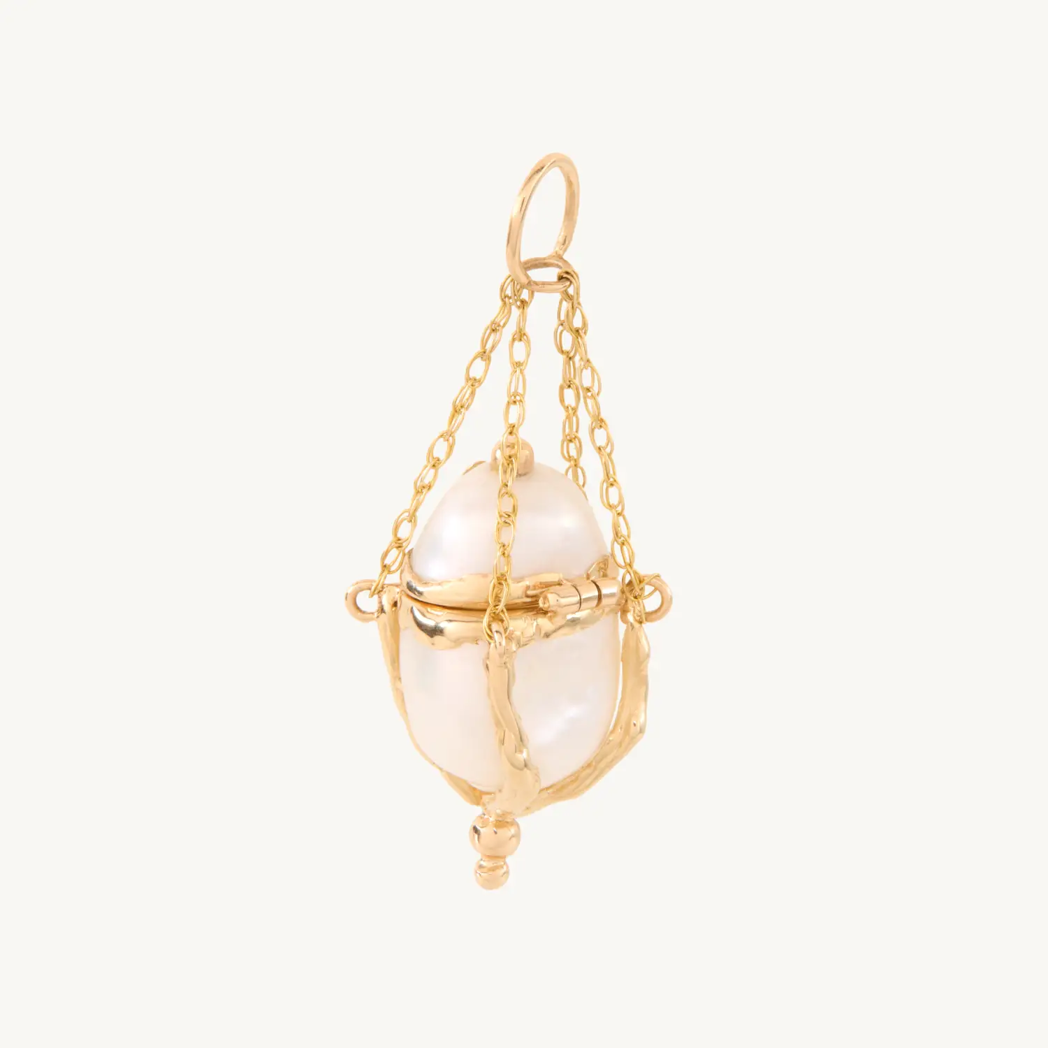 Pearl and Diamond Urn Pendant - Image 4