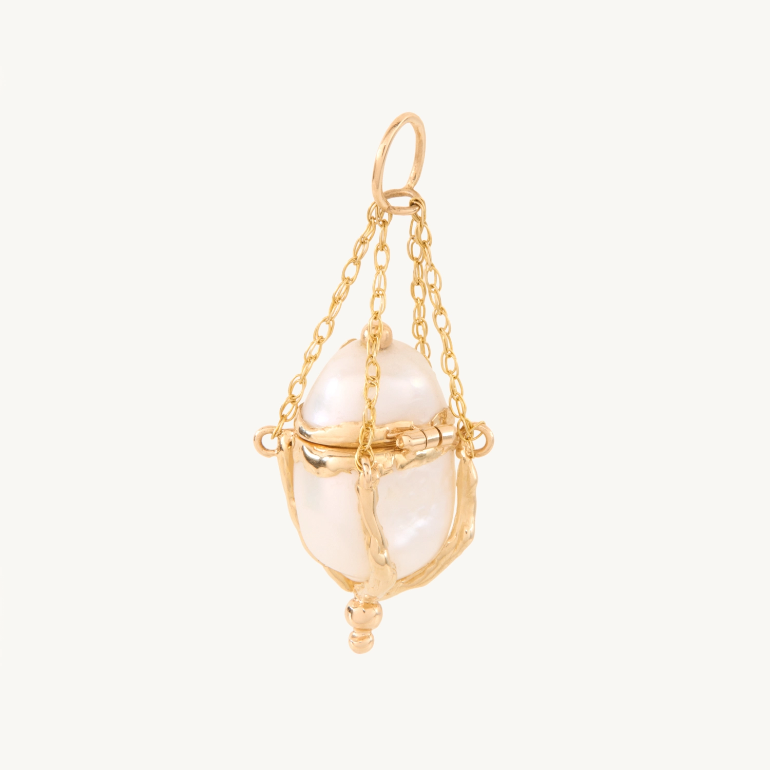 Pearl and Diamond Urn Pendant - Image 13