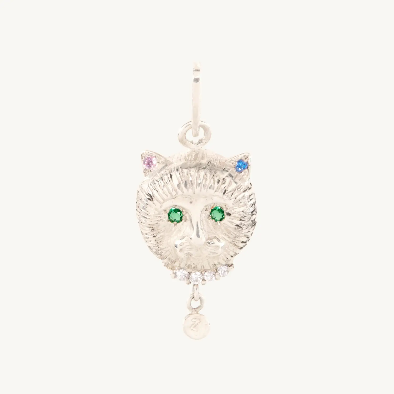 Jeweled Cat Charm