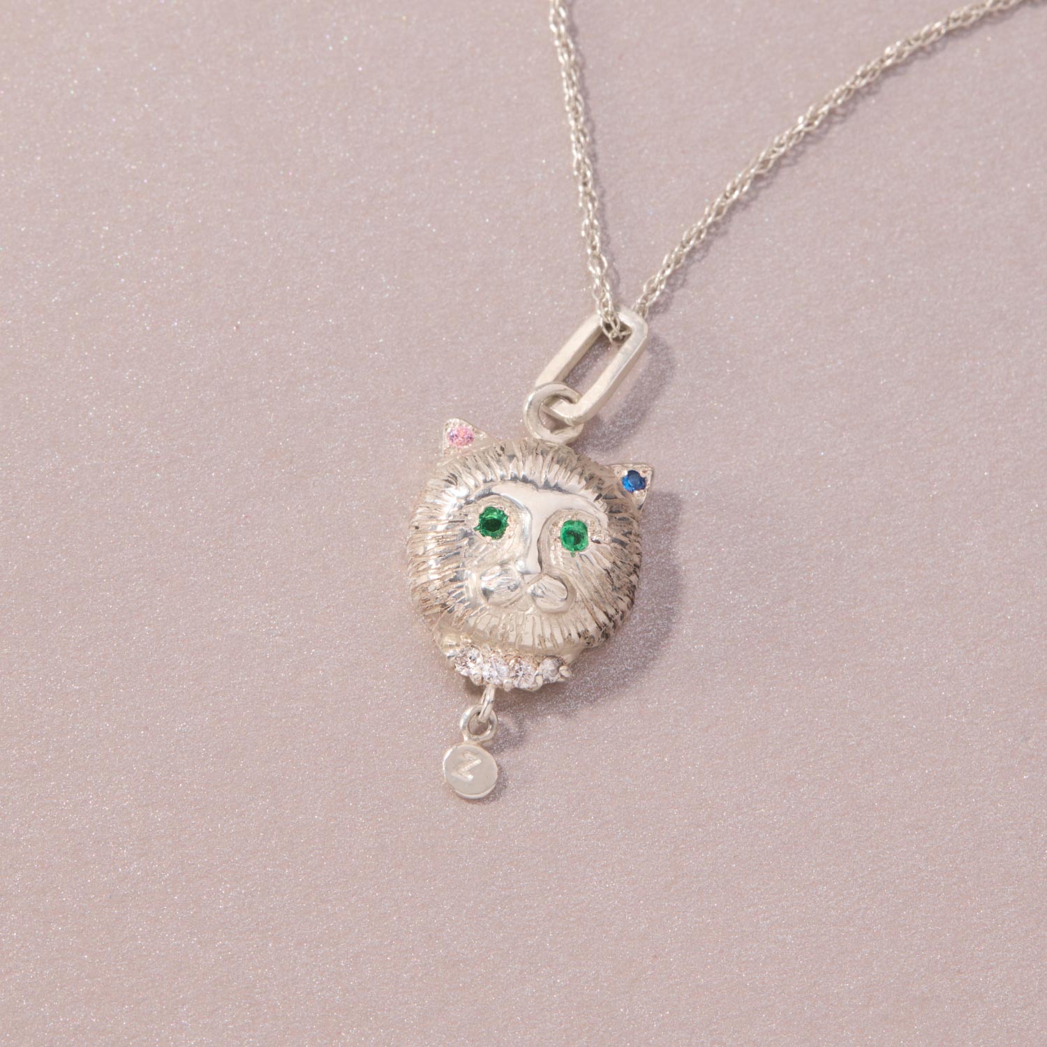 Jeweled Cat Charm - Image 4