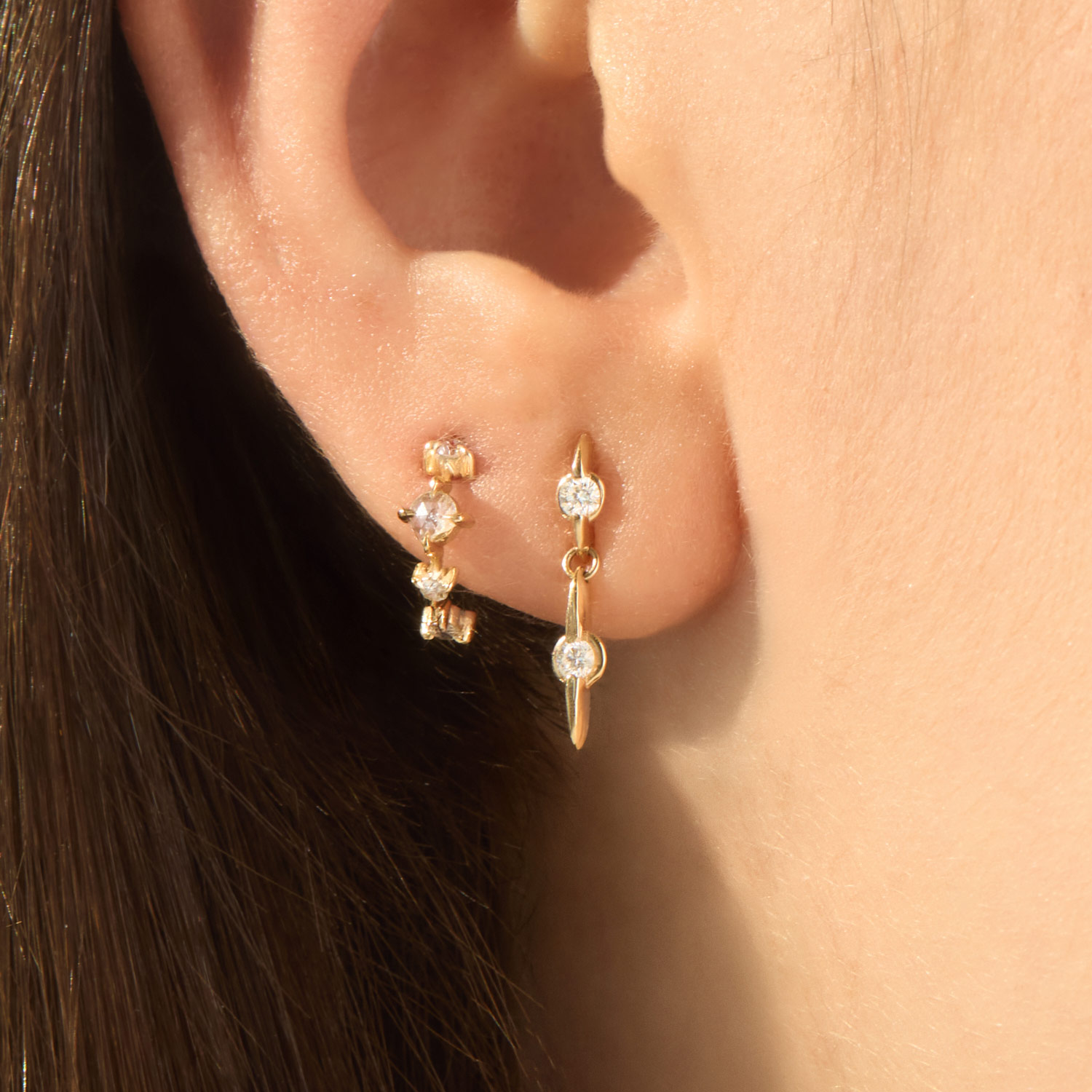 Astral Plane Diamond Drop Earring (single) - Image 3