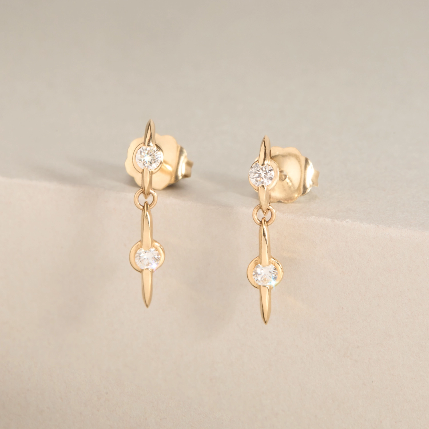 Astral Plane Diamond Drop Earring (single) - Image 4