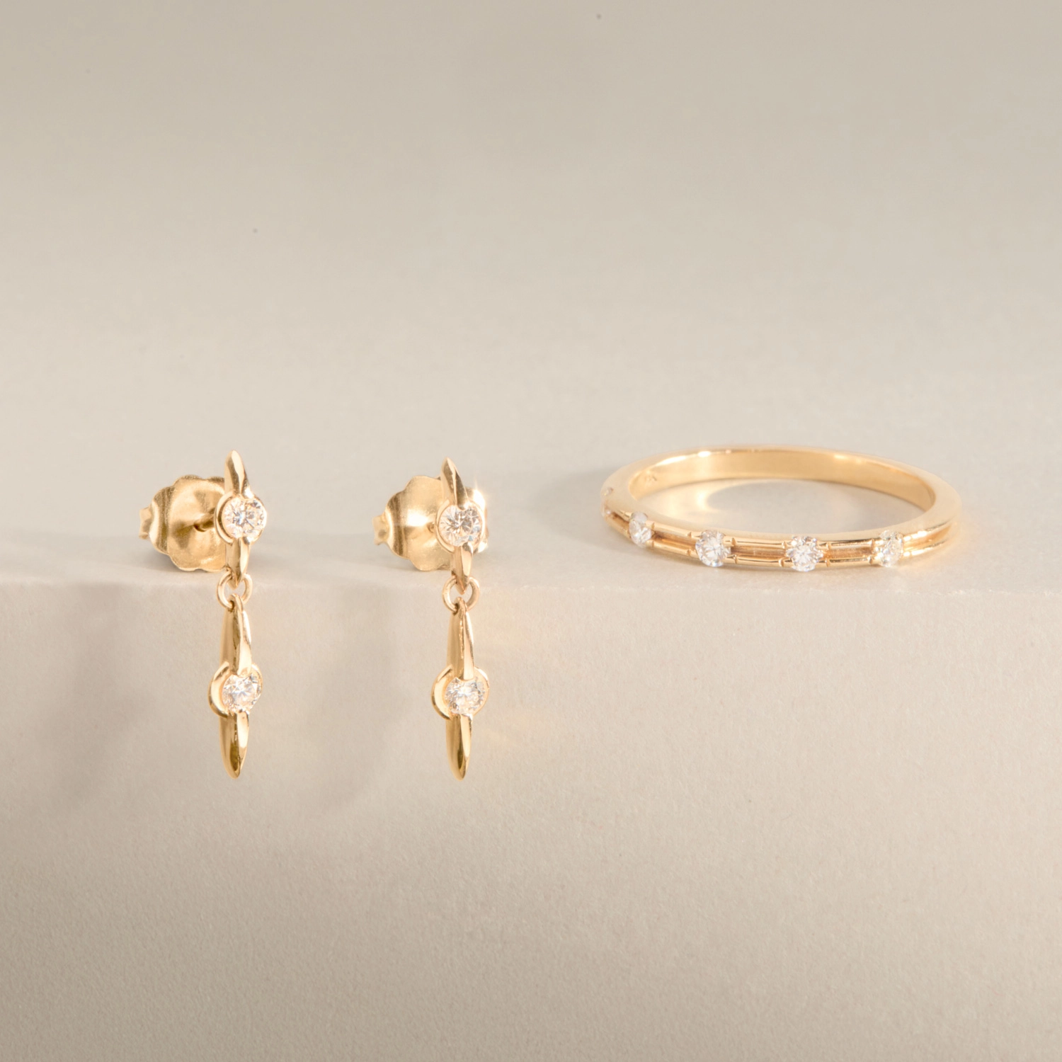 Astral Plane Diamond Drop Earring (single) - Image 5