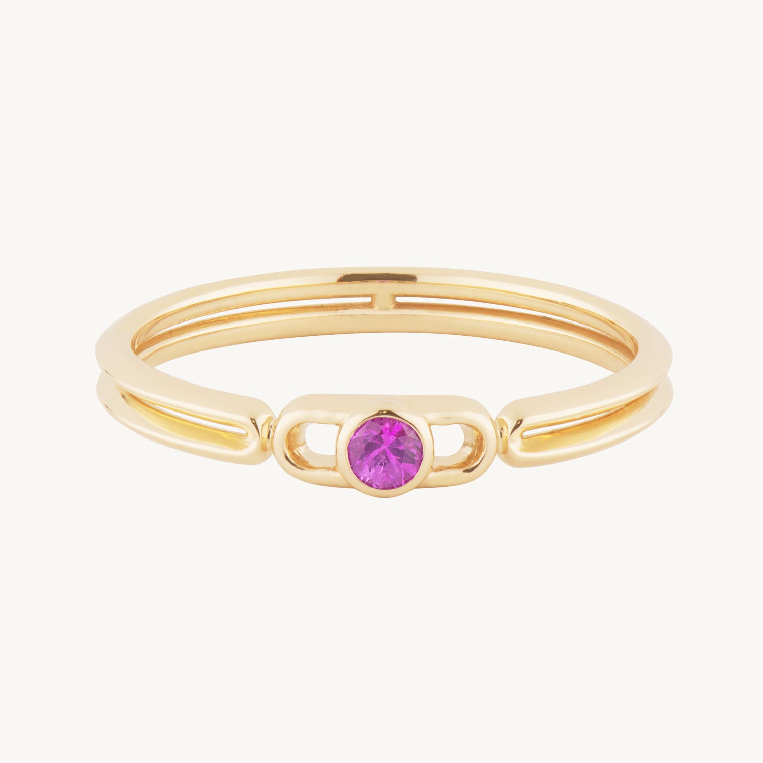 Encounter Ring, Pink Sapphire