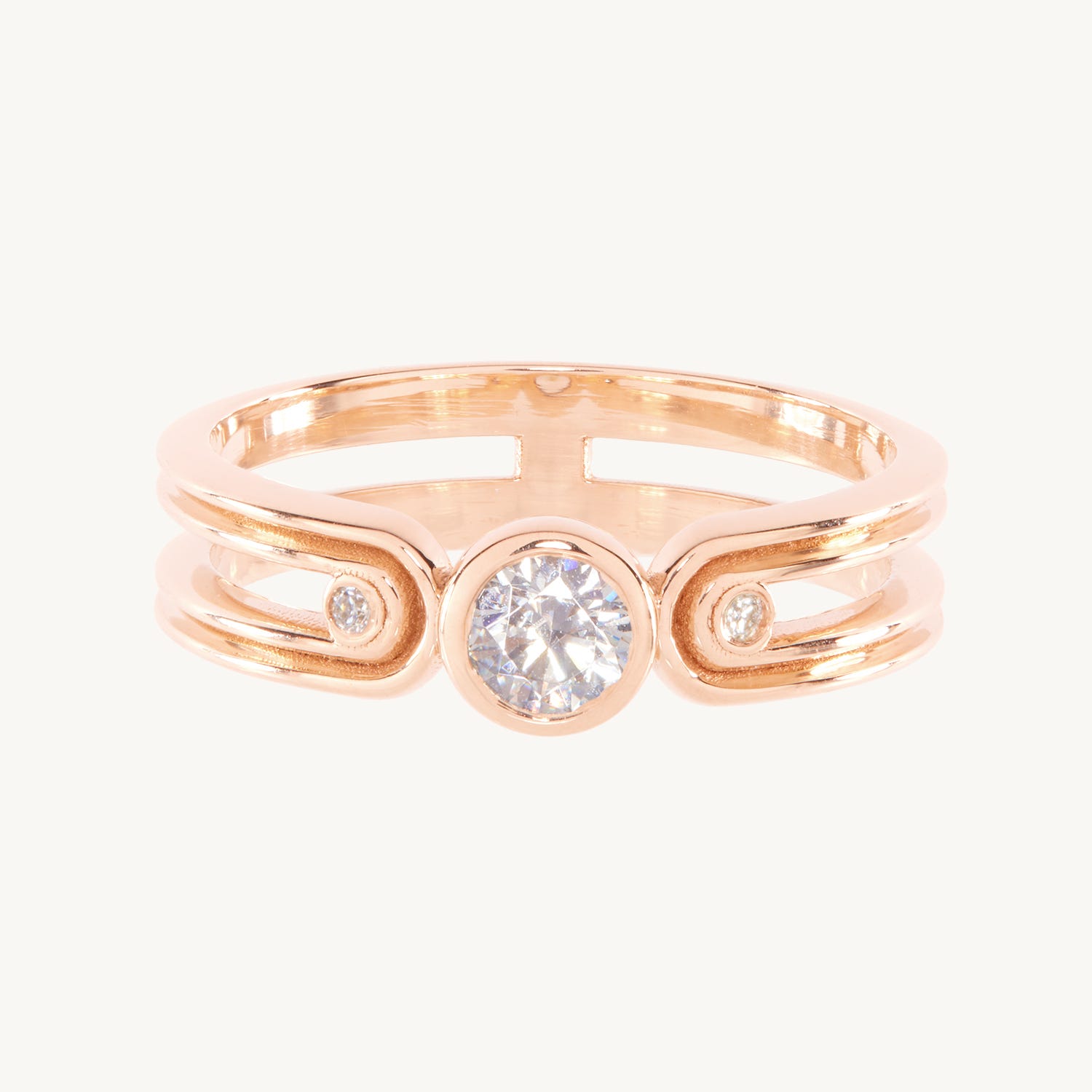 Gravitational Pull Diamond Ring