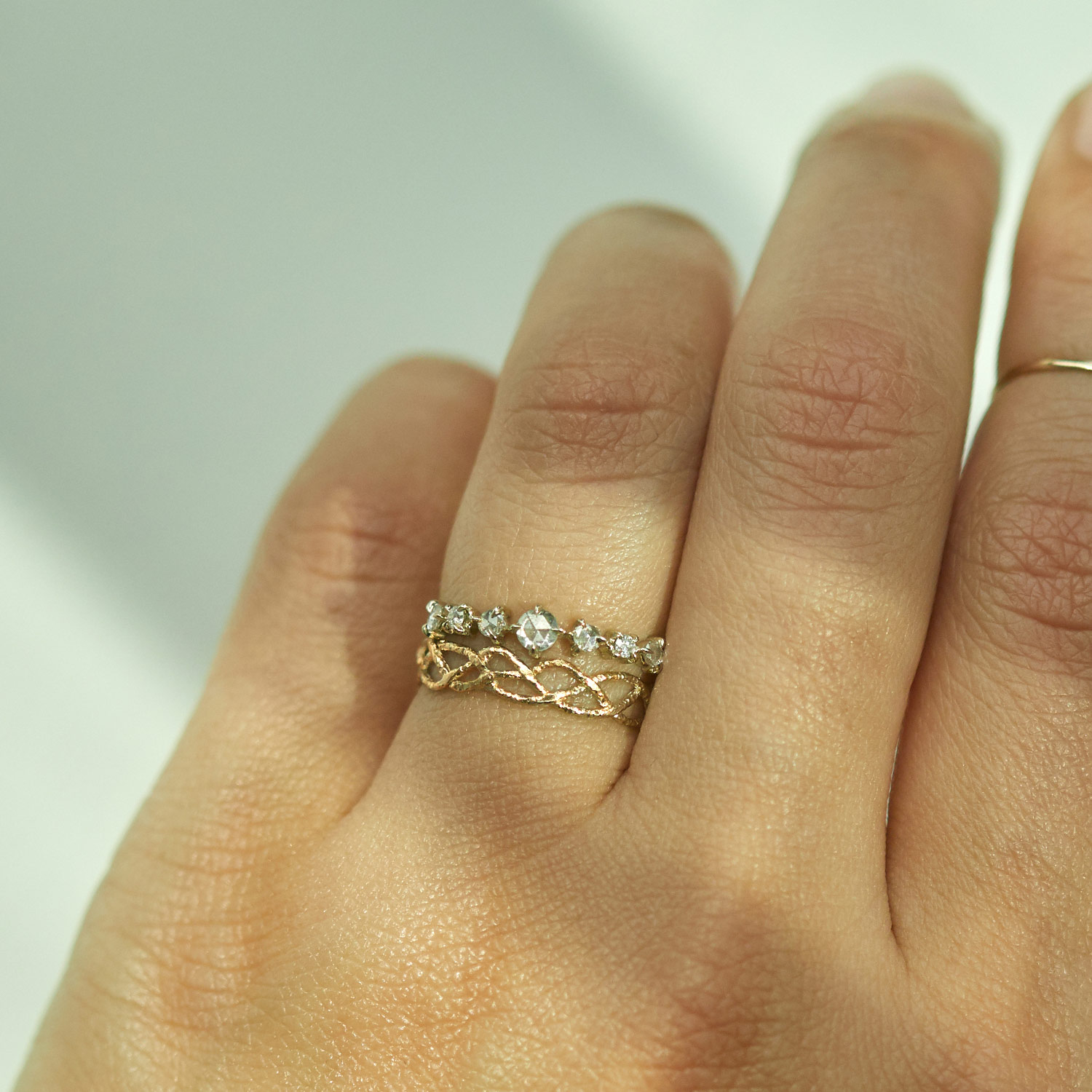 Braided Gold Ring - Image 5