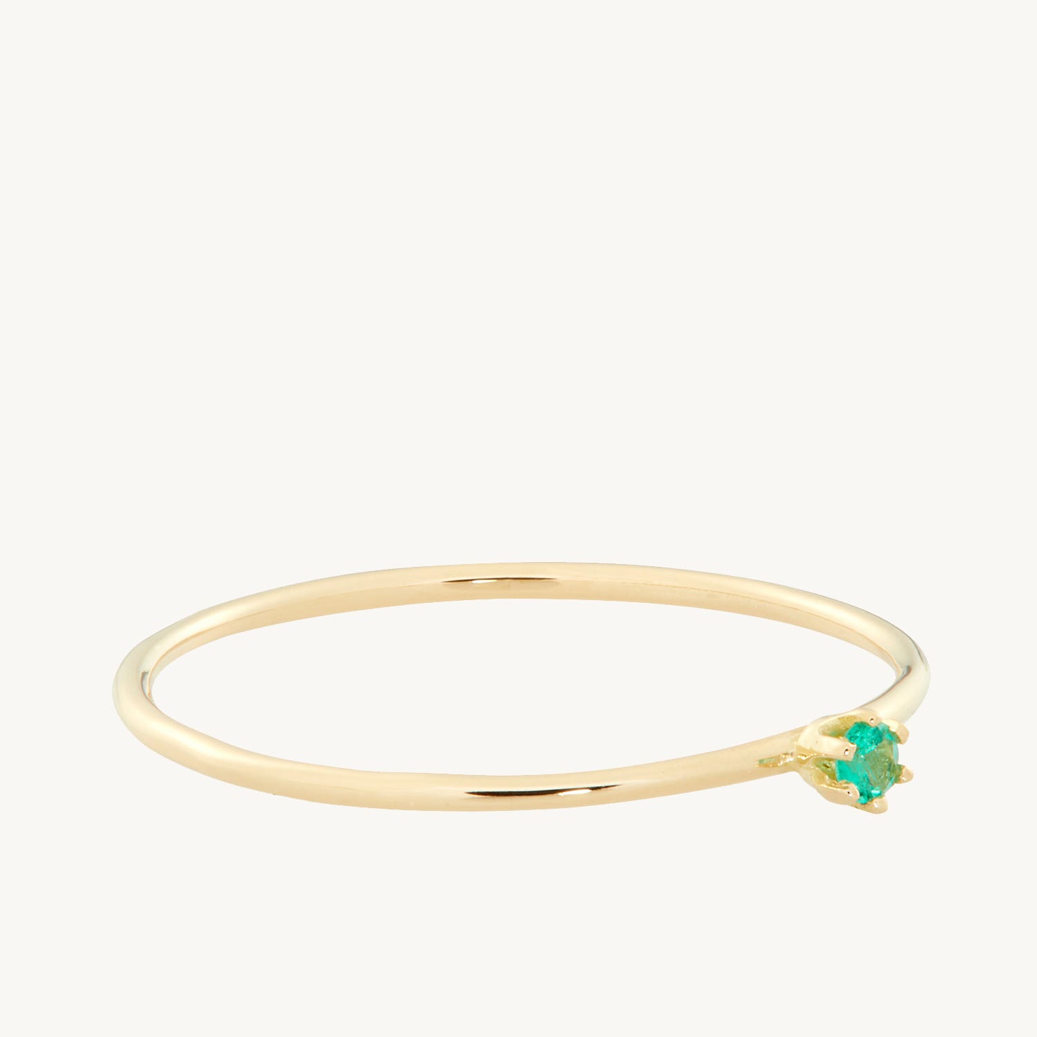 Alternative view of The Tiniest Ring, Emerald