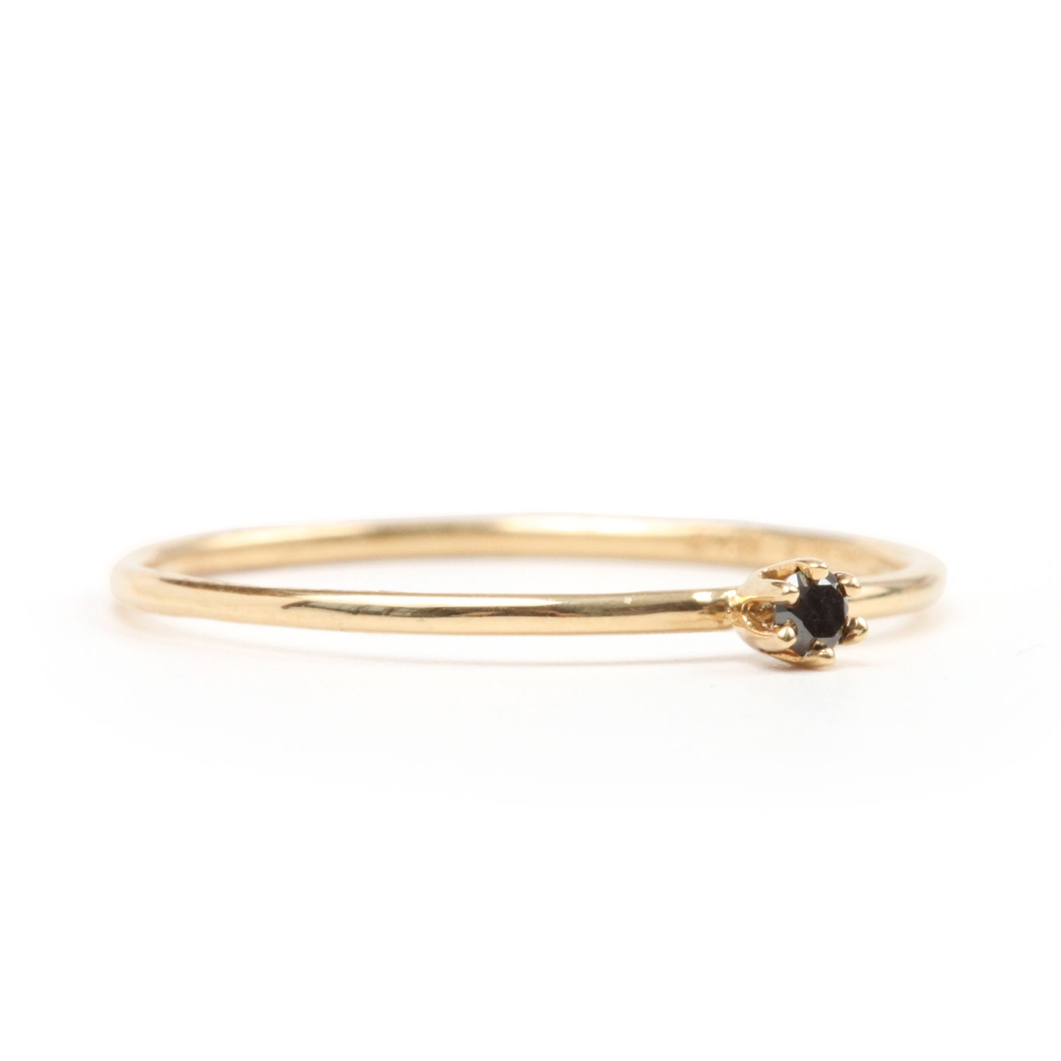 Alternative view of The Tiniest Ring, Black Diamond
