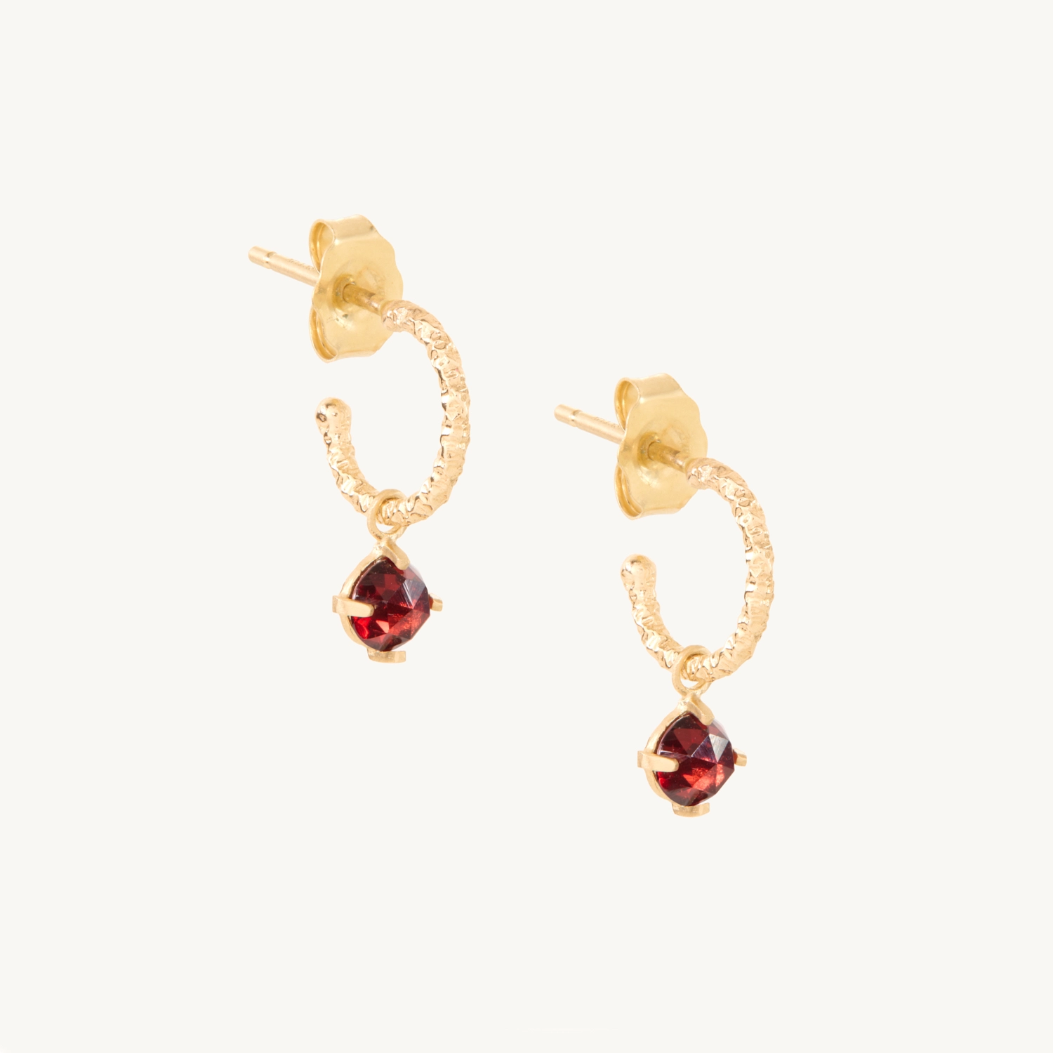 Garnet Homespun Hoop (single) - Image 5