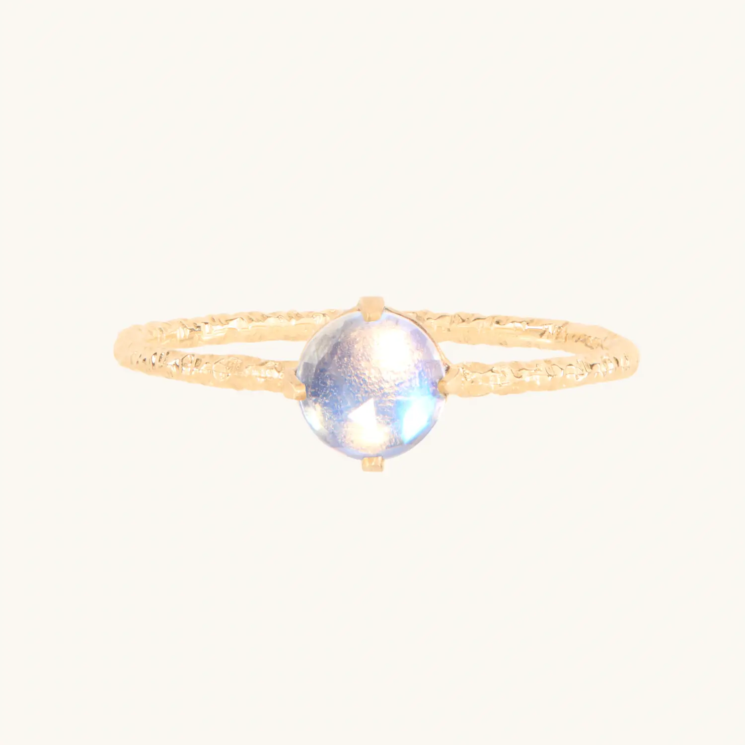 Moonstone Homespun Ring