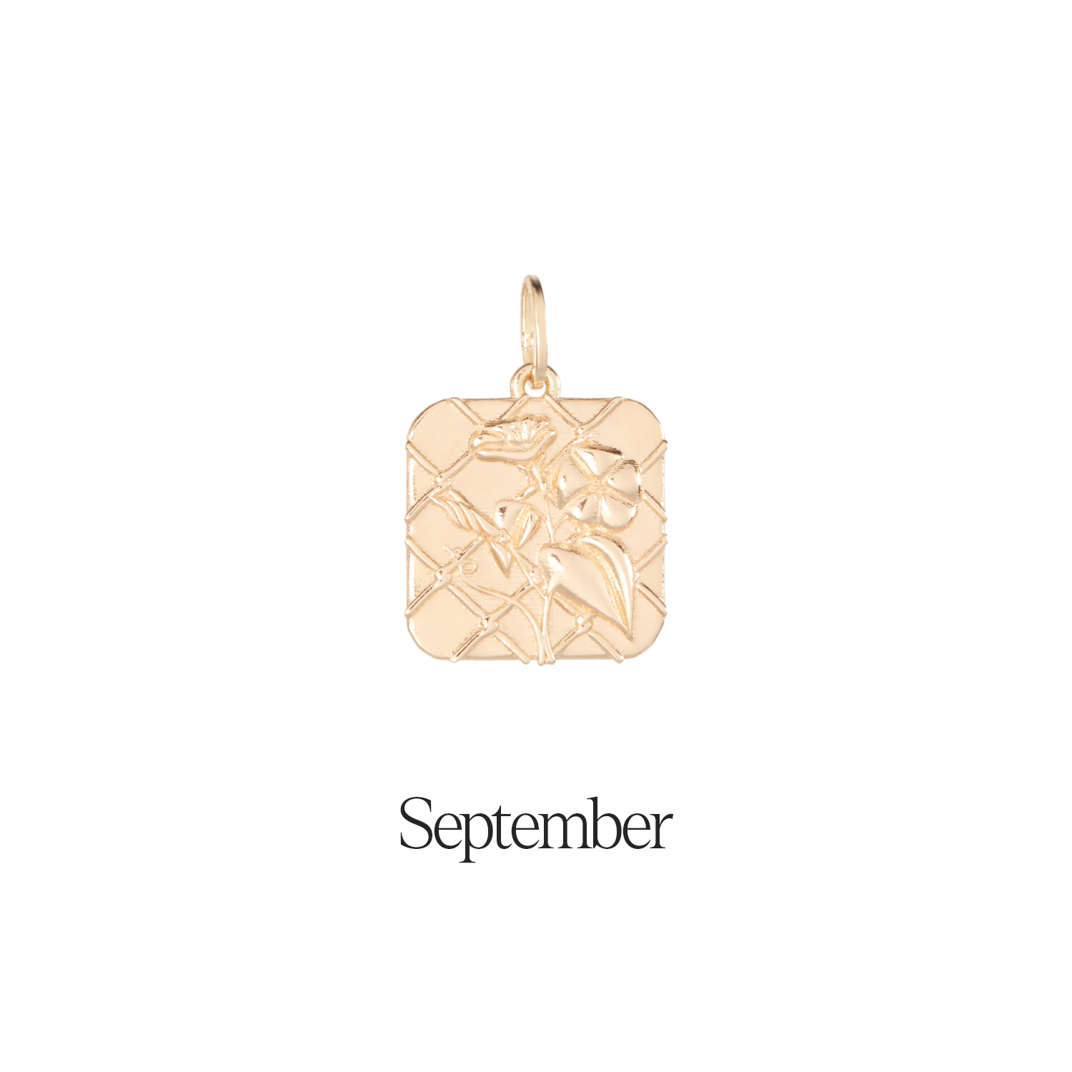Morning Glory Poem Charm, September - Image 3