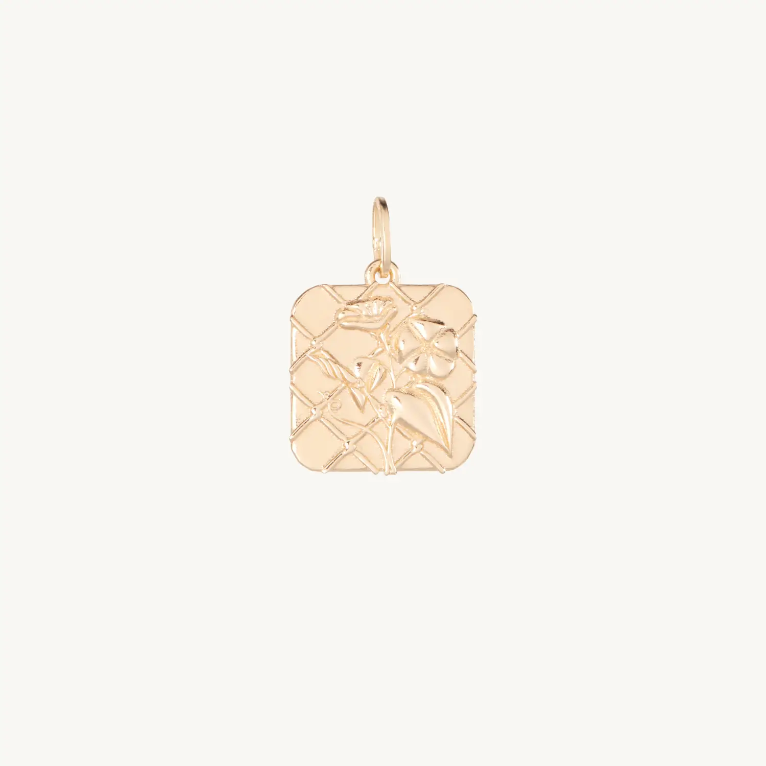 Morning Glory Poem Charm, September