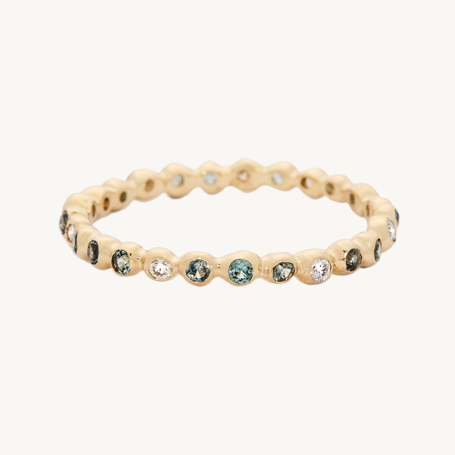 Ocean Light Sapphire & Diamond Ring - Image 7