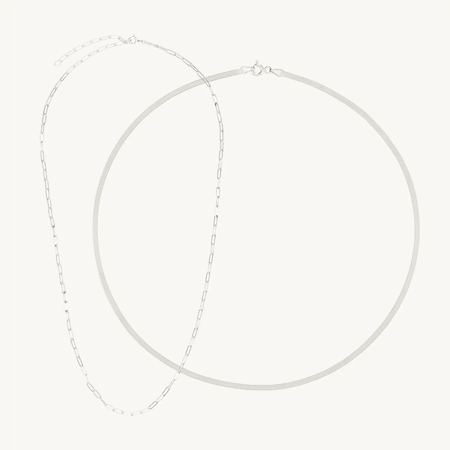 Spritz & 1976 Silver Chain Set