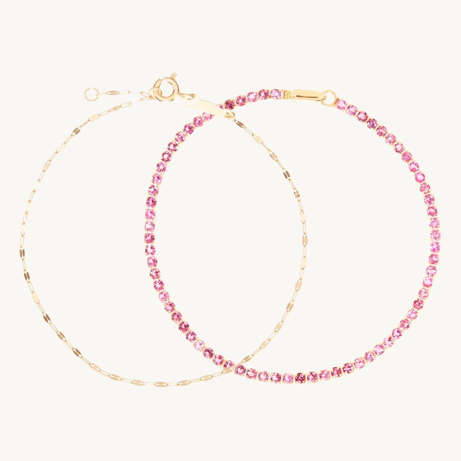 Tinsel & Tourmaline Bracelet Set