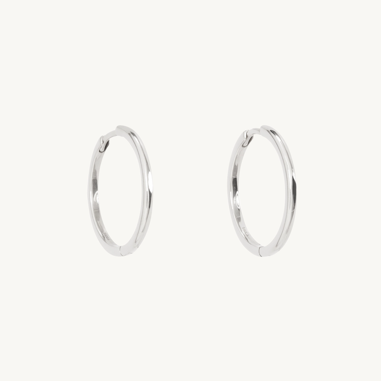Classic Hoops, Silver (pair) - Image 9