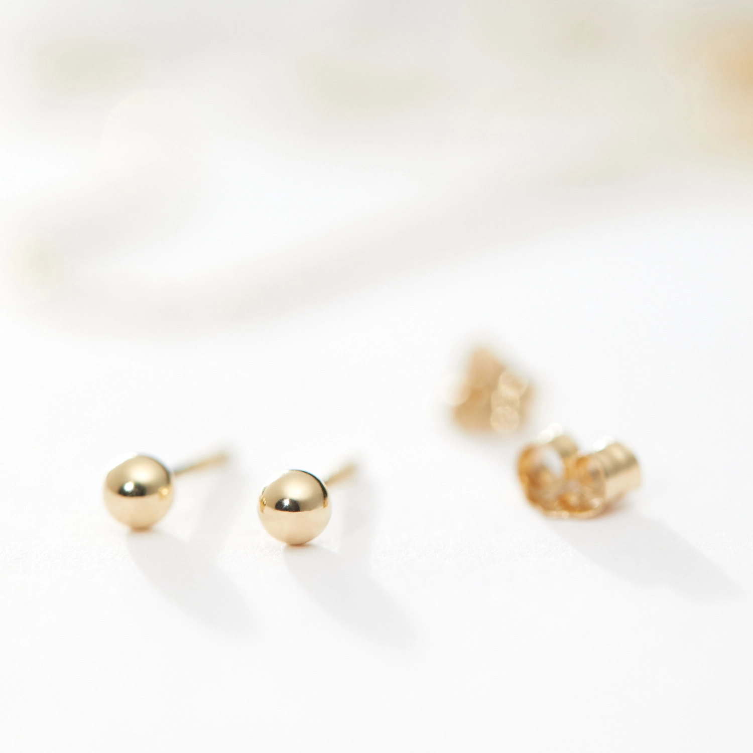 Gold Ball Stud (single) - Image 7