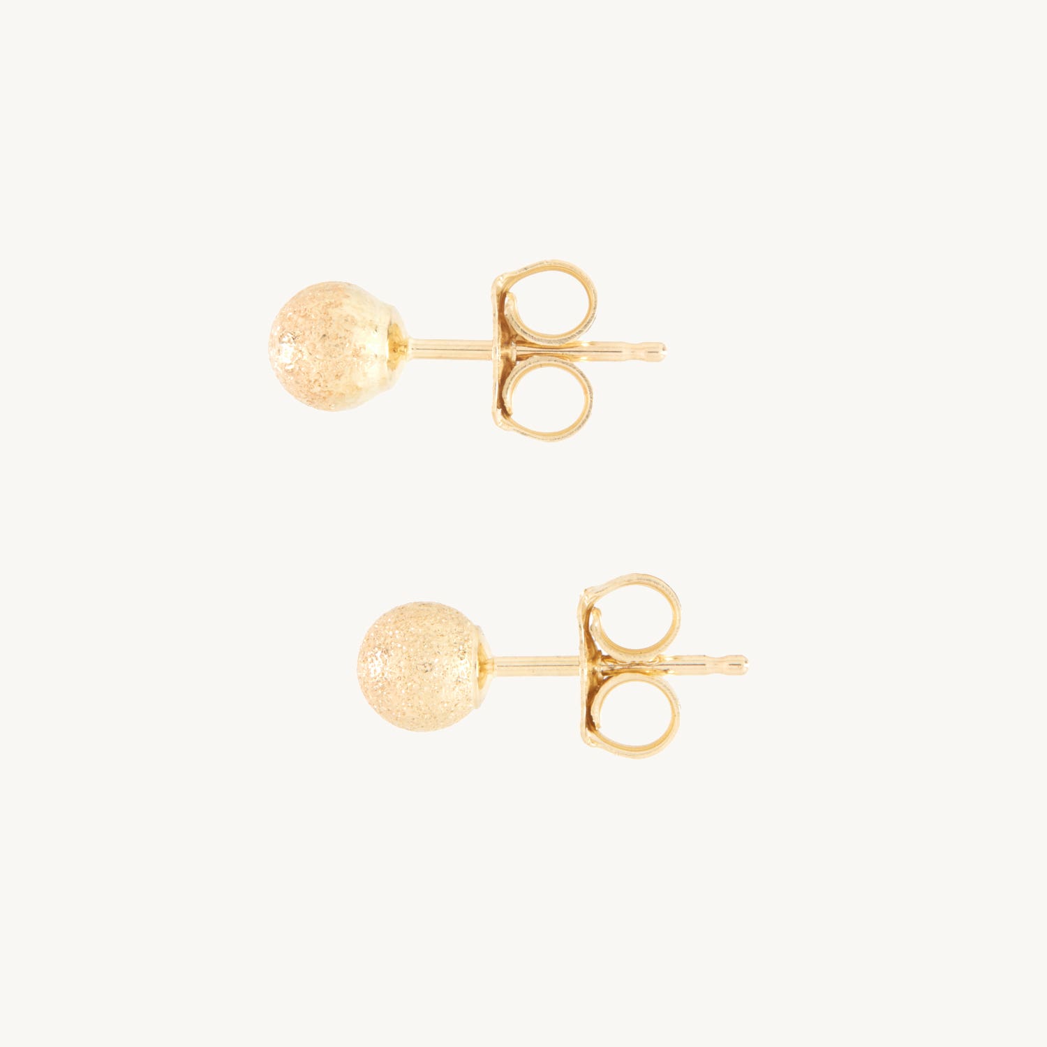Alternative view of Stardust Stud, Yellow Gold (single)