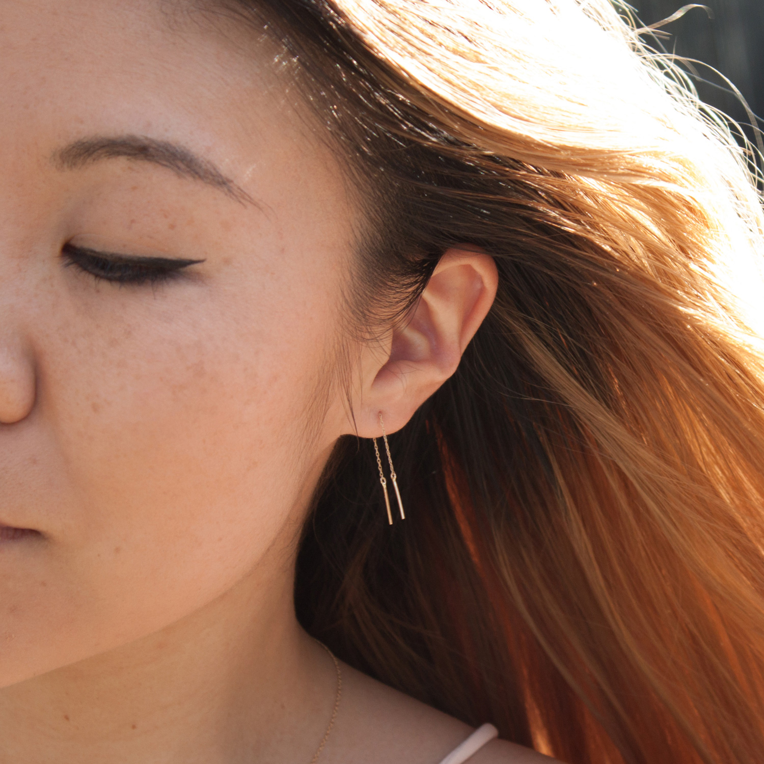 Short Stitch Earring (single) - Image 4