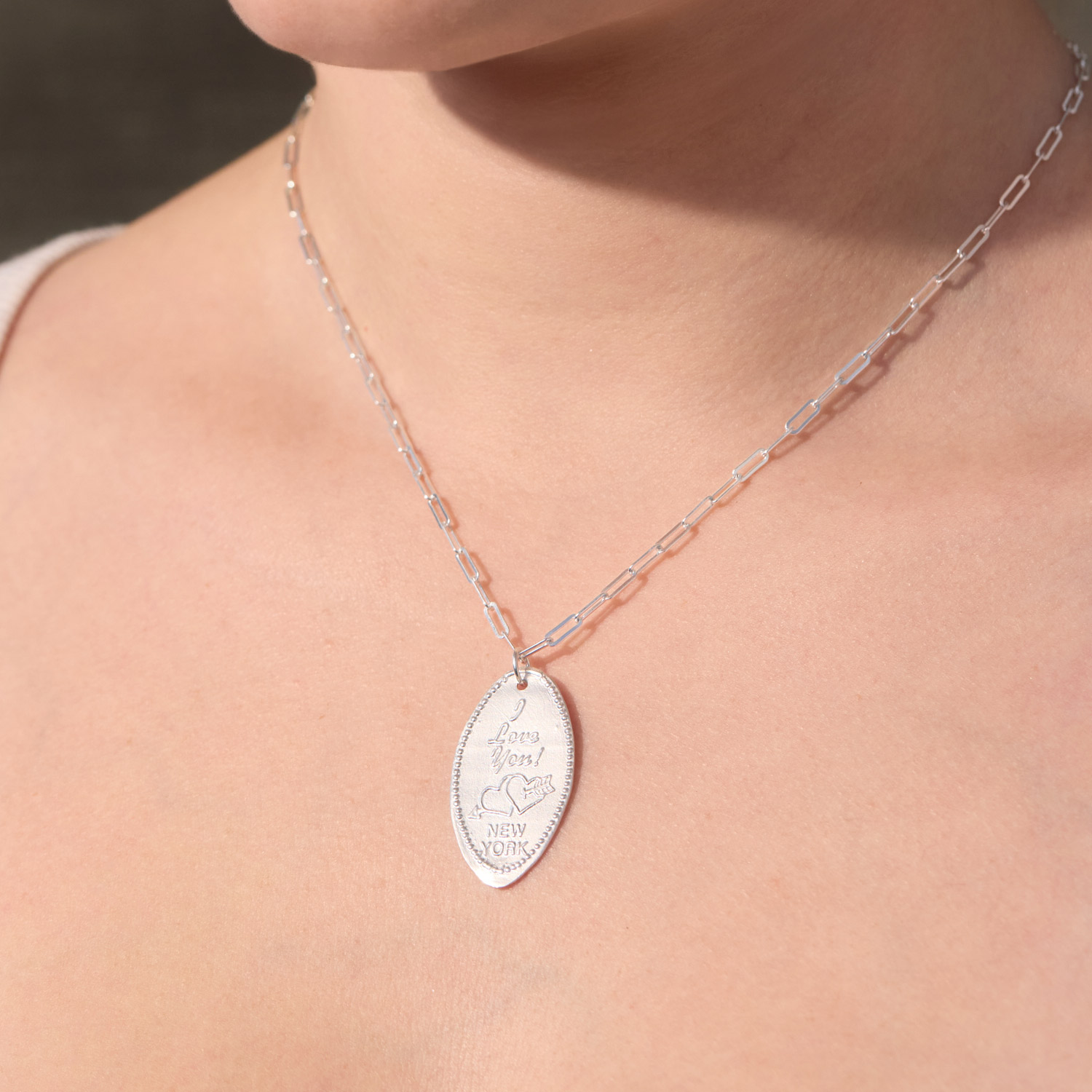 Alternative view of I Love You New York Souvenir Penny Charm