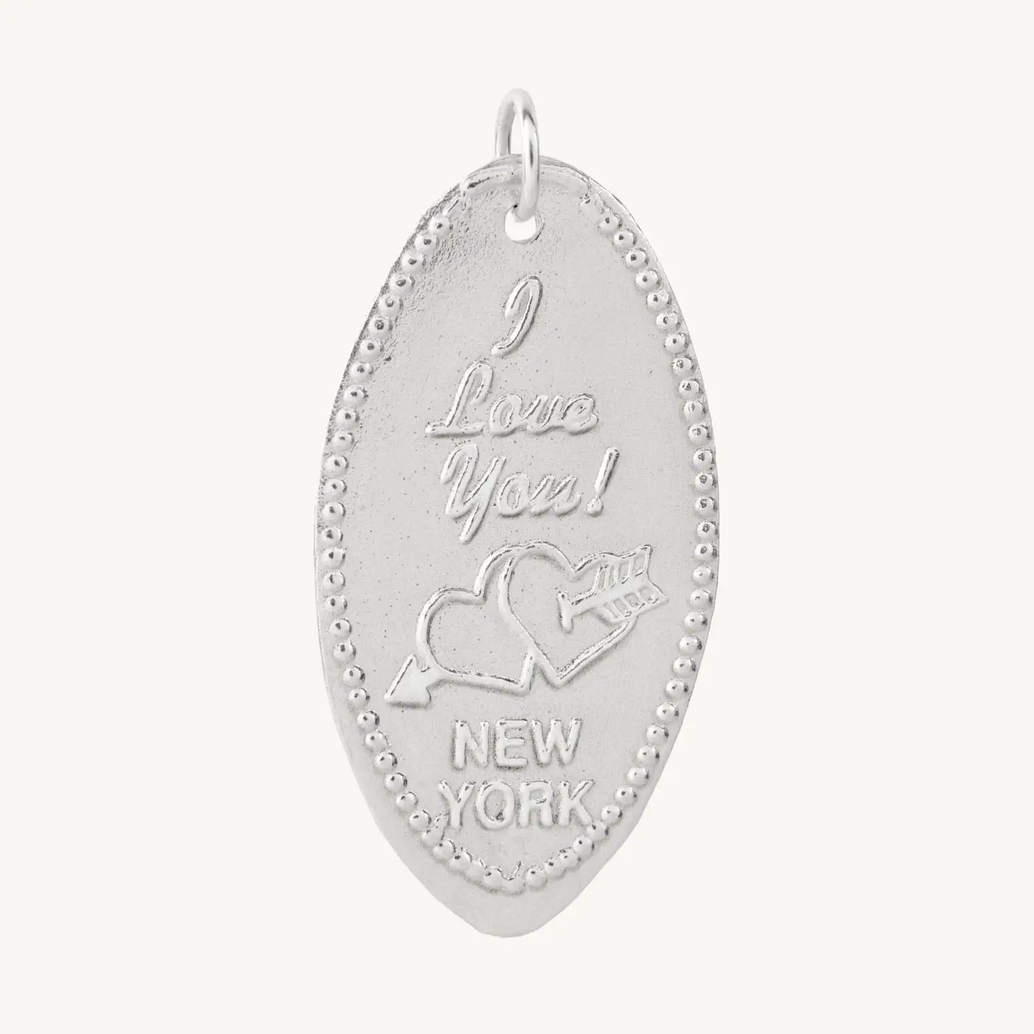 I Love You New York Souvenir Penny Charm